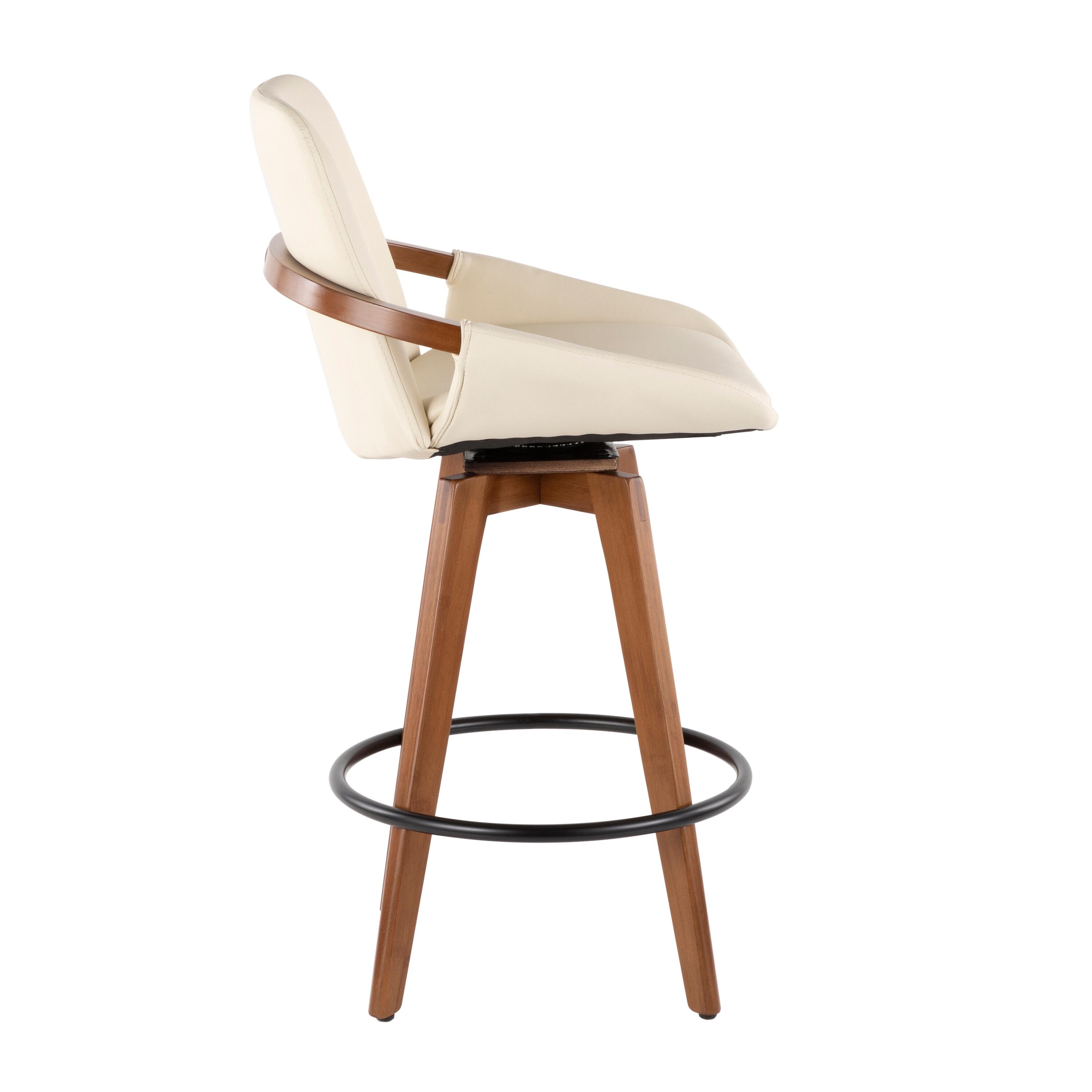 Cosmo Counter Stool, Yellow/Beige/Black, large