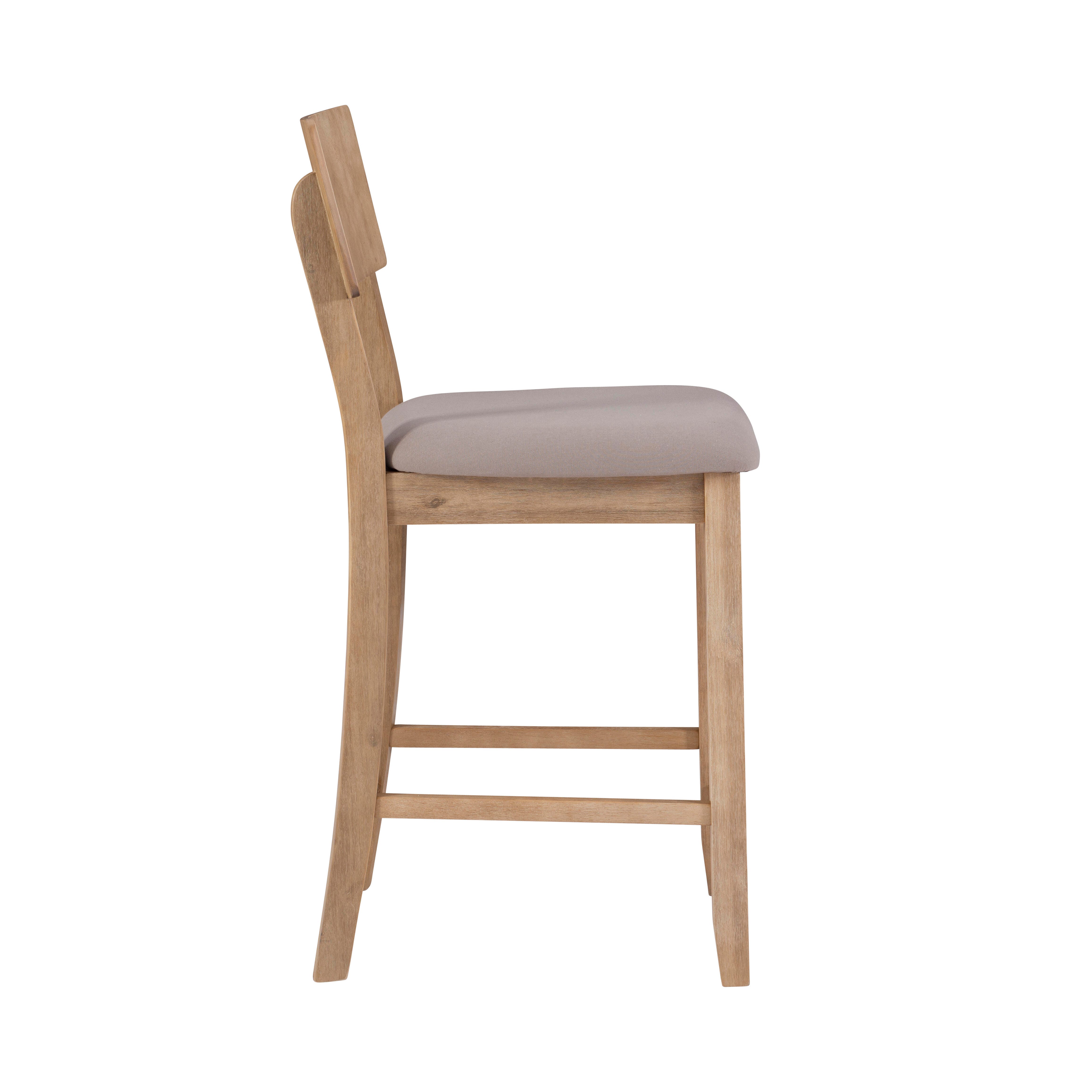 Linon Jordan Counter Stool, Graywash, large