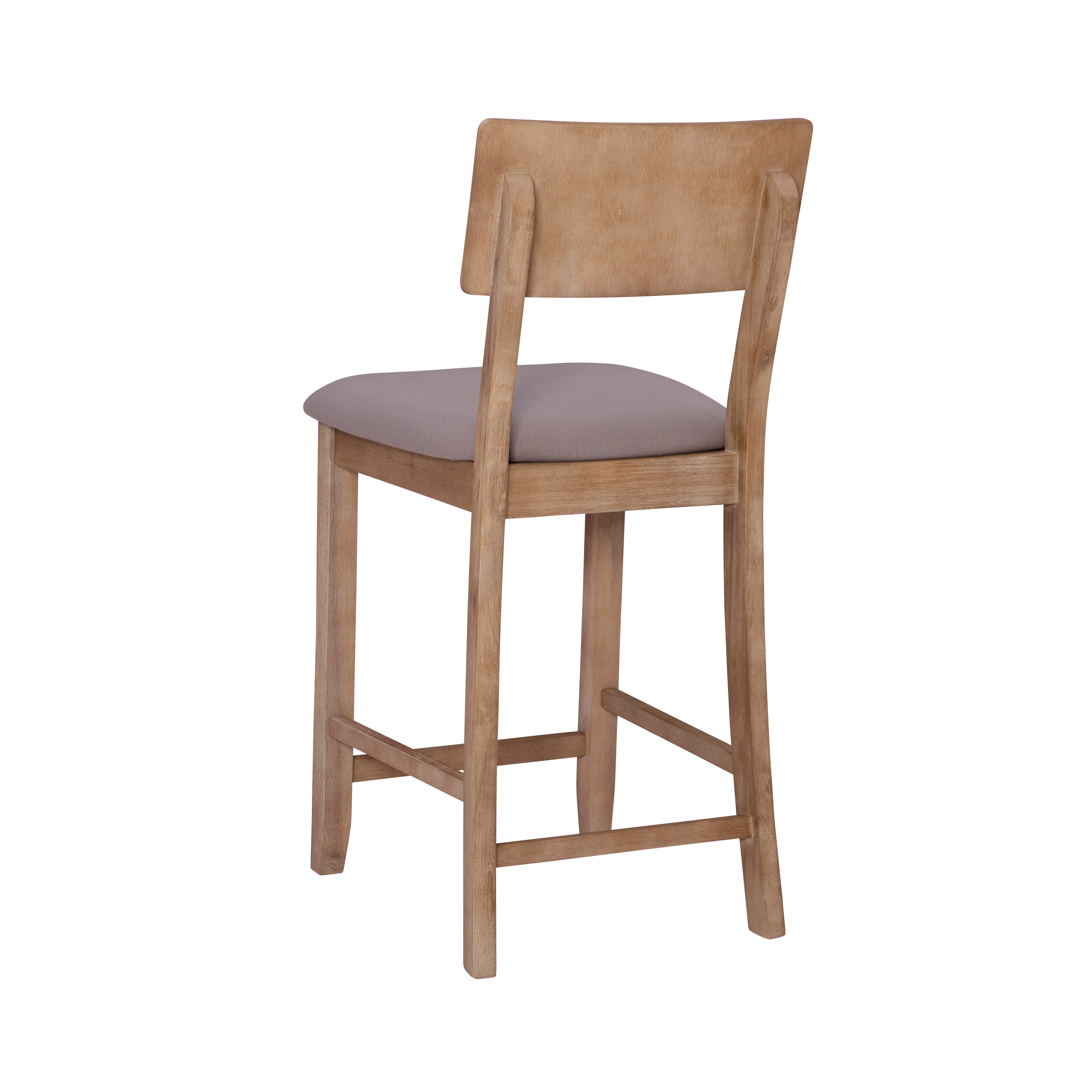 Linon Jordan Counter Stool, Graywash, large