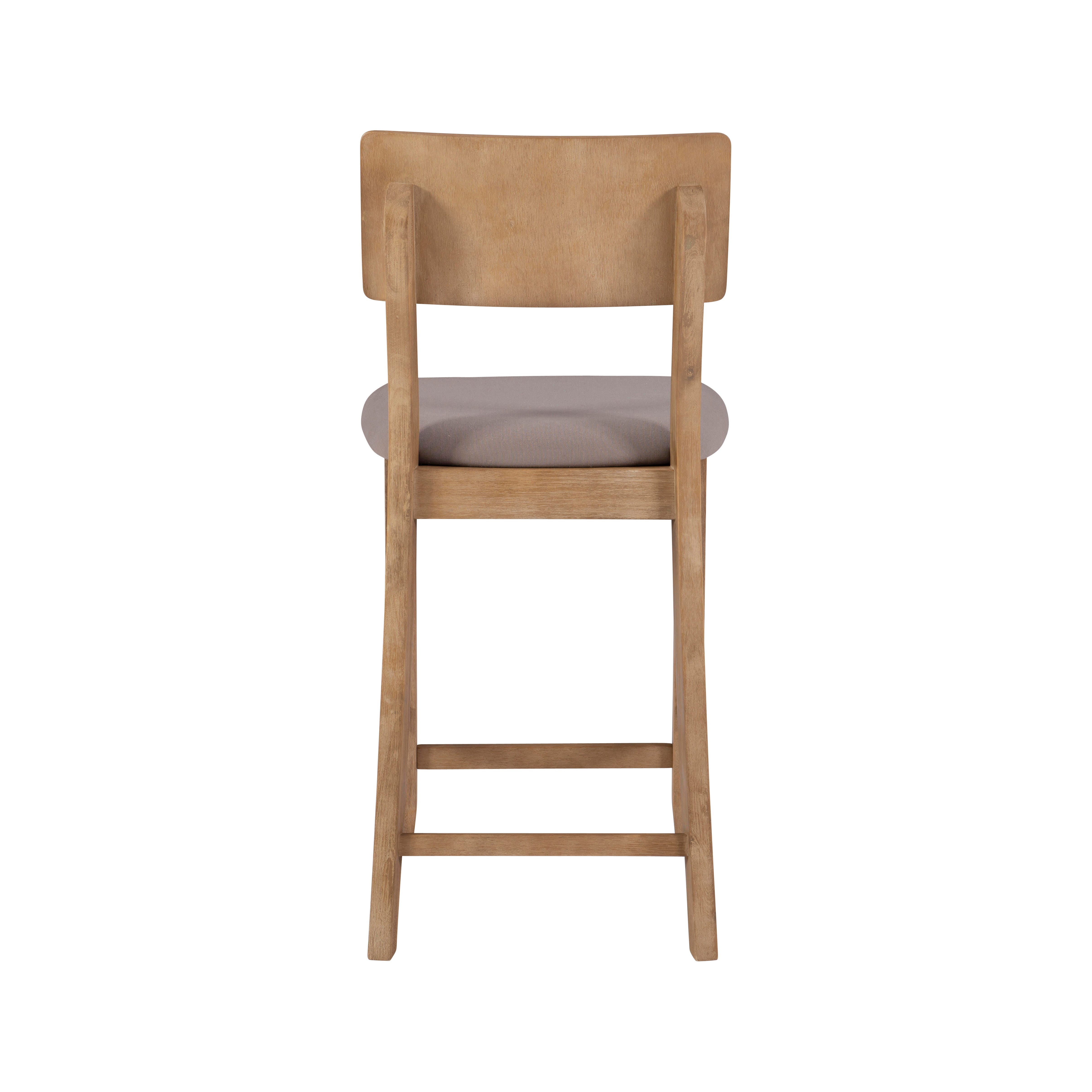 Linon Jordan Counter Stool, Graywash, large