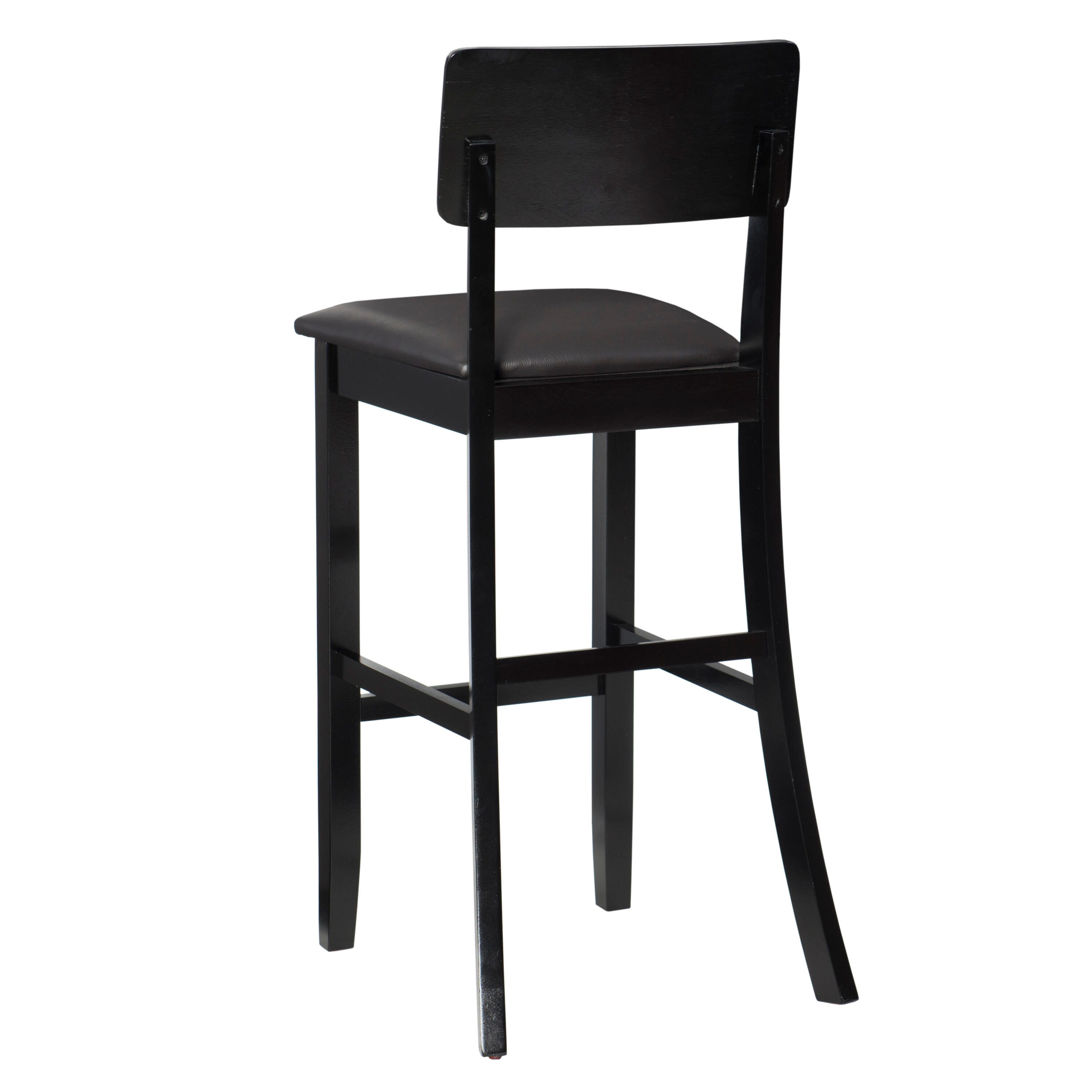 Linon Torino Bar Stool, Black, large