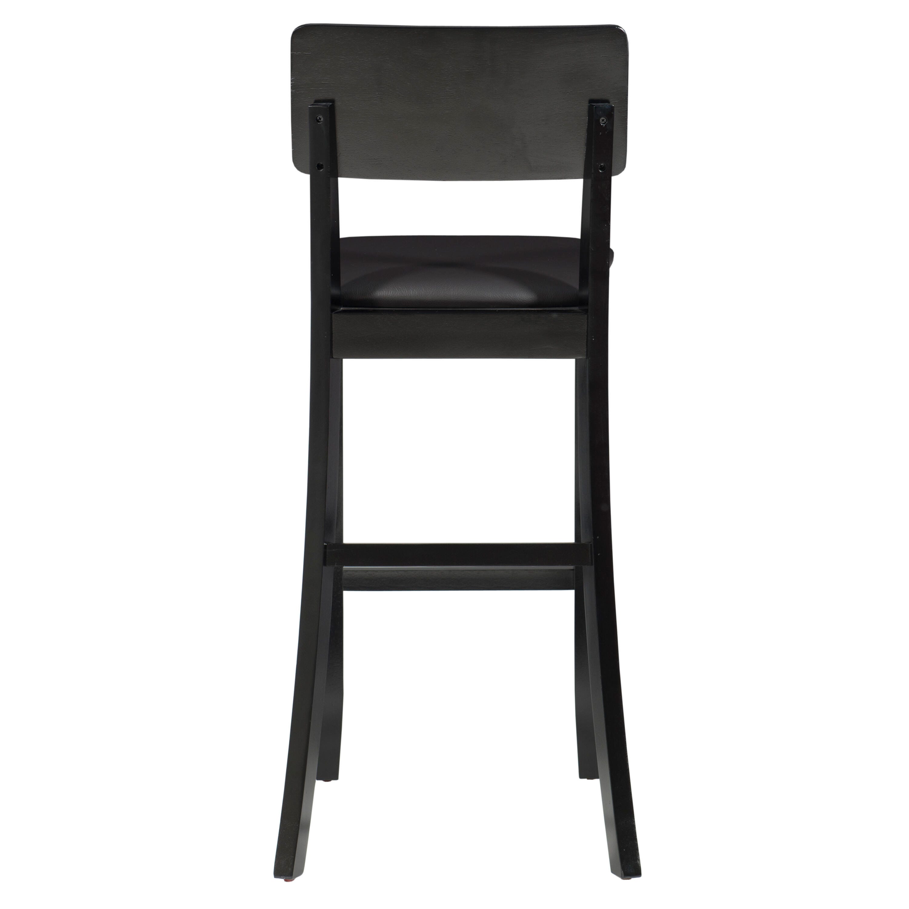 Linon Torino Bar Stool, Black, large