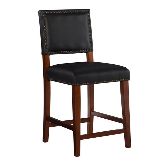 Robbin Brook Counter Height Bar Stool, Black