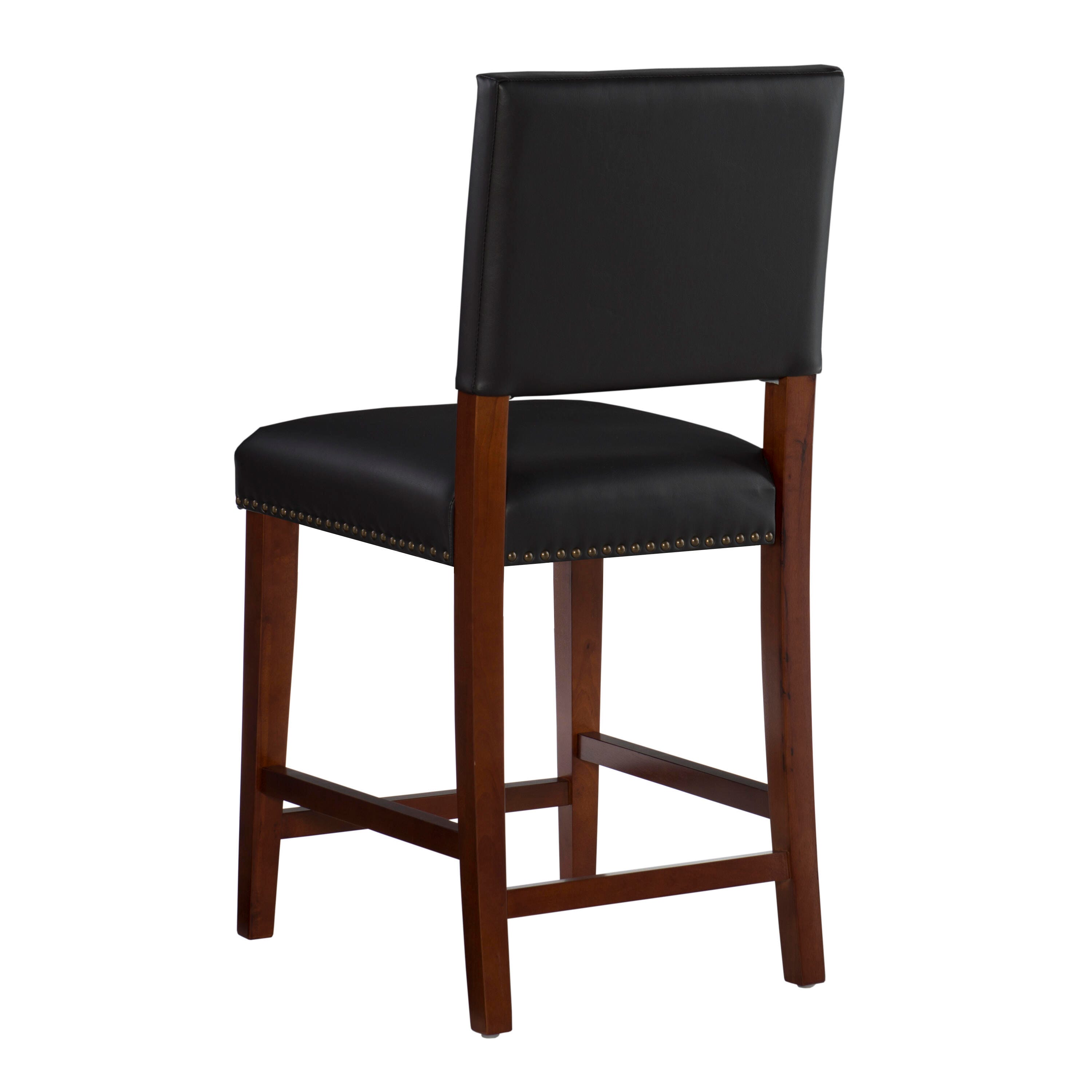 Linon Brook Counter Stool, Black, large