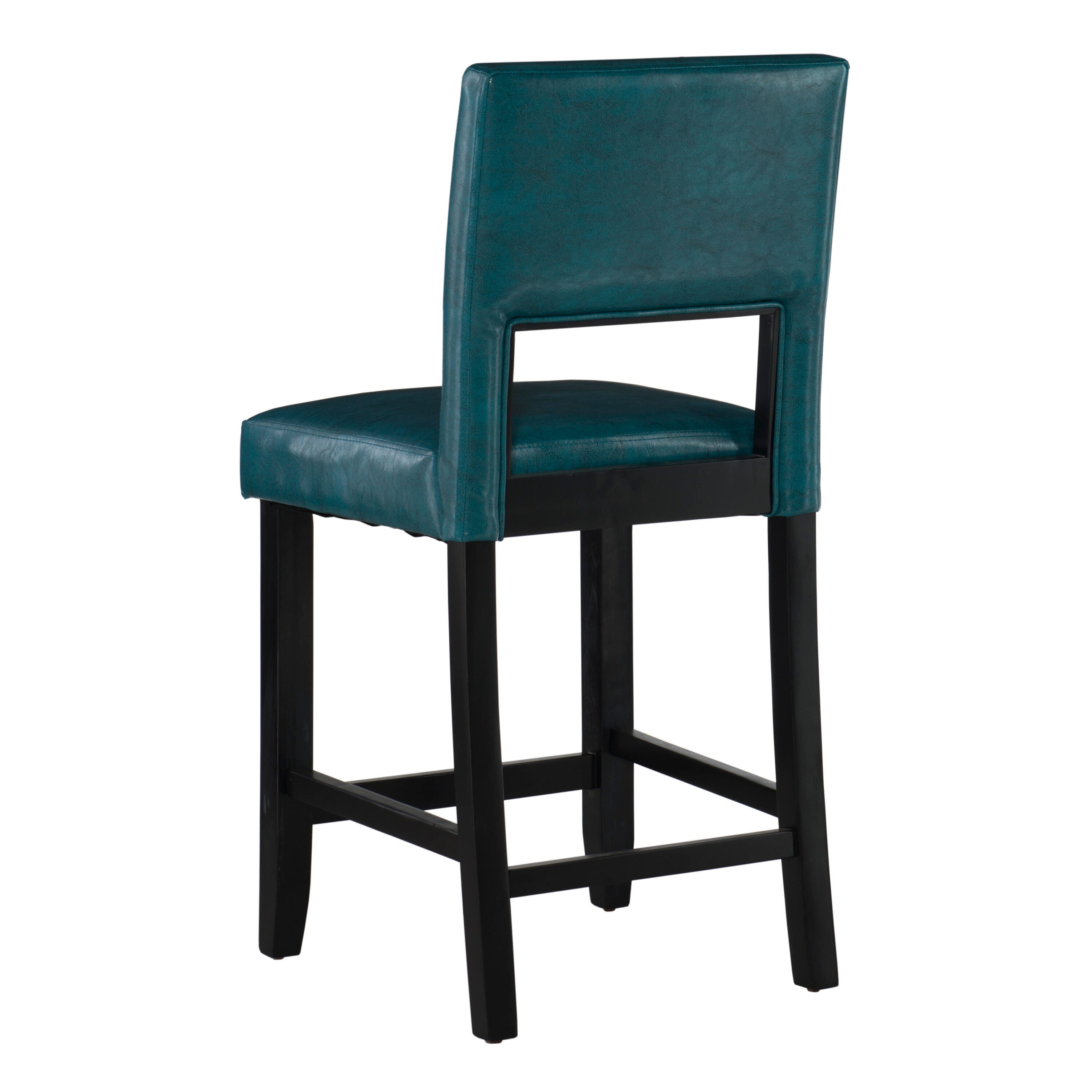 Linon Vega Counter Stool, Blue, large