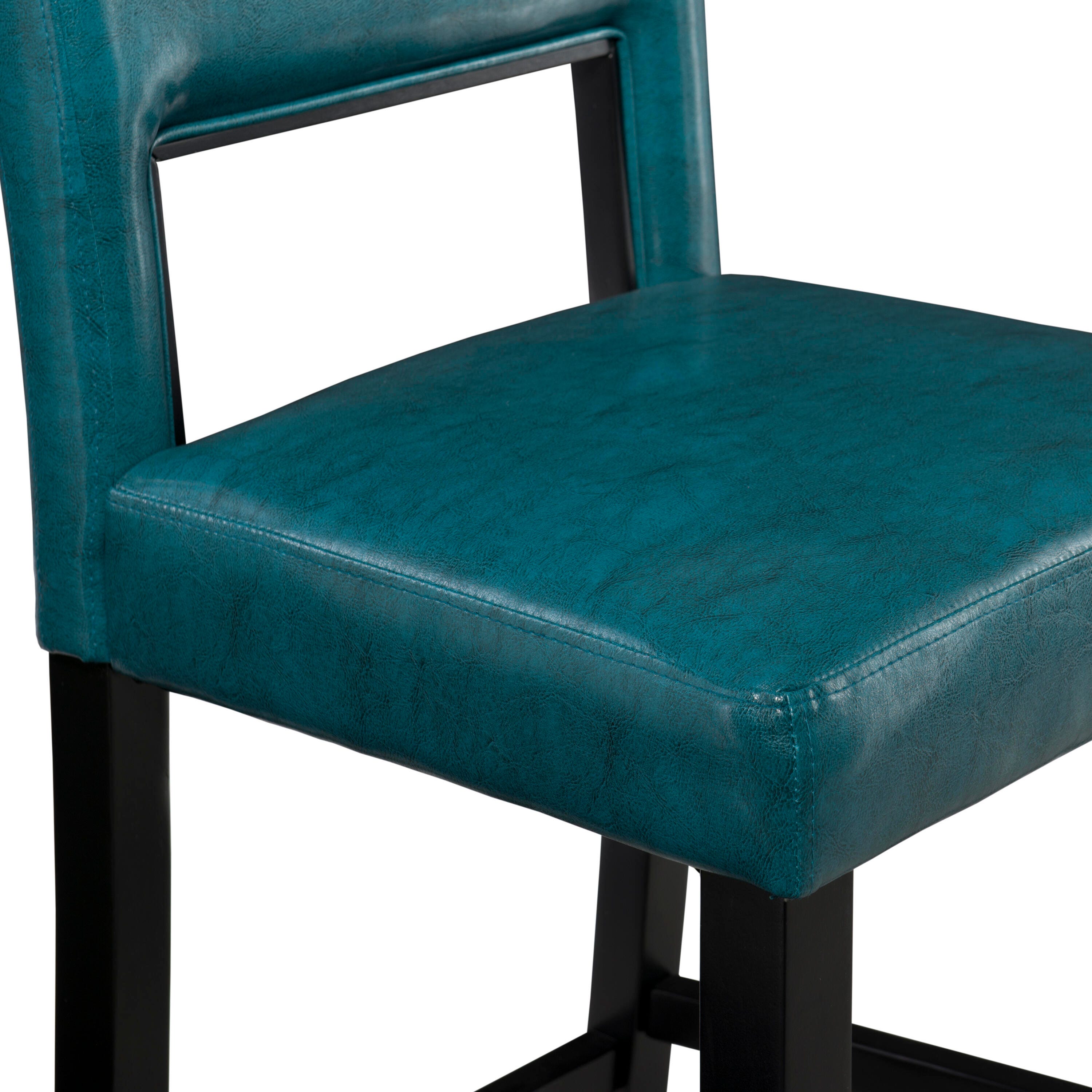 Linon Vega Counter Stool, Blue, large