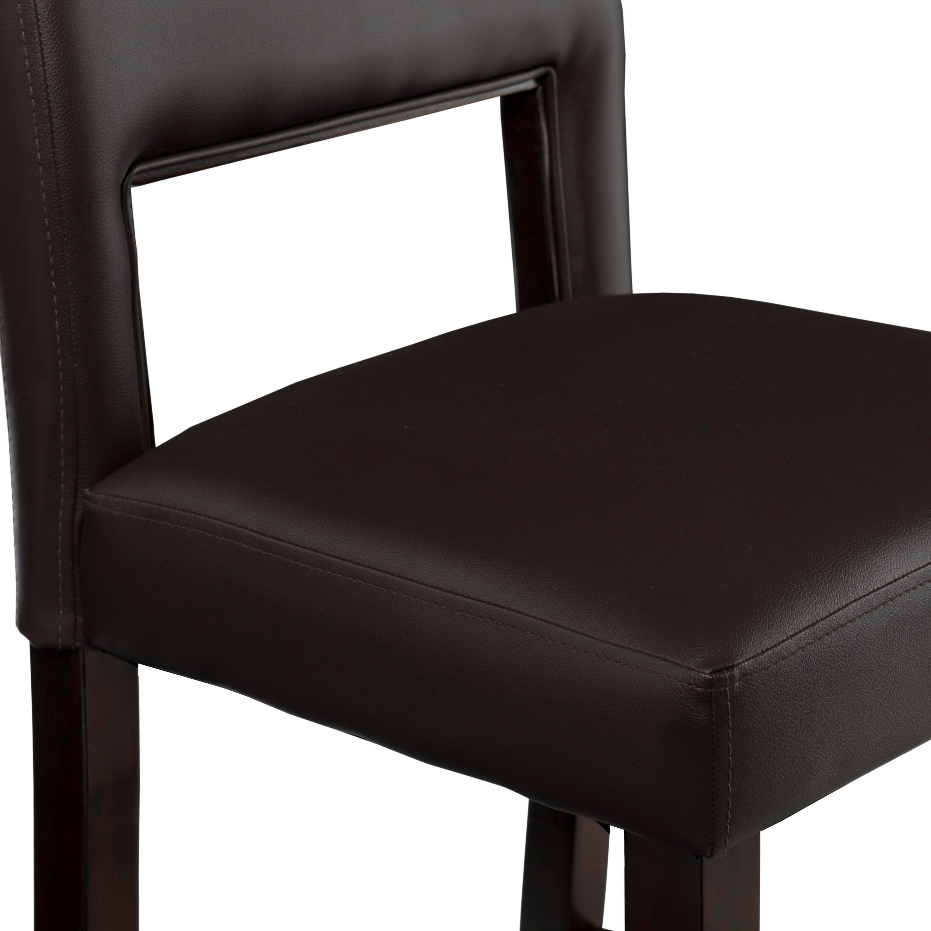 Linon Vega Counter Stool, Espresso, large