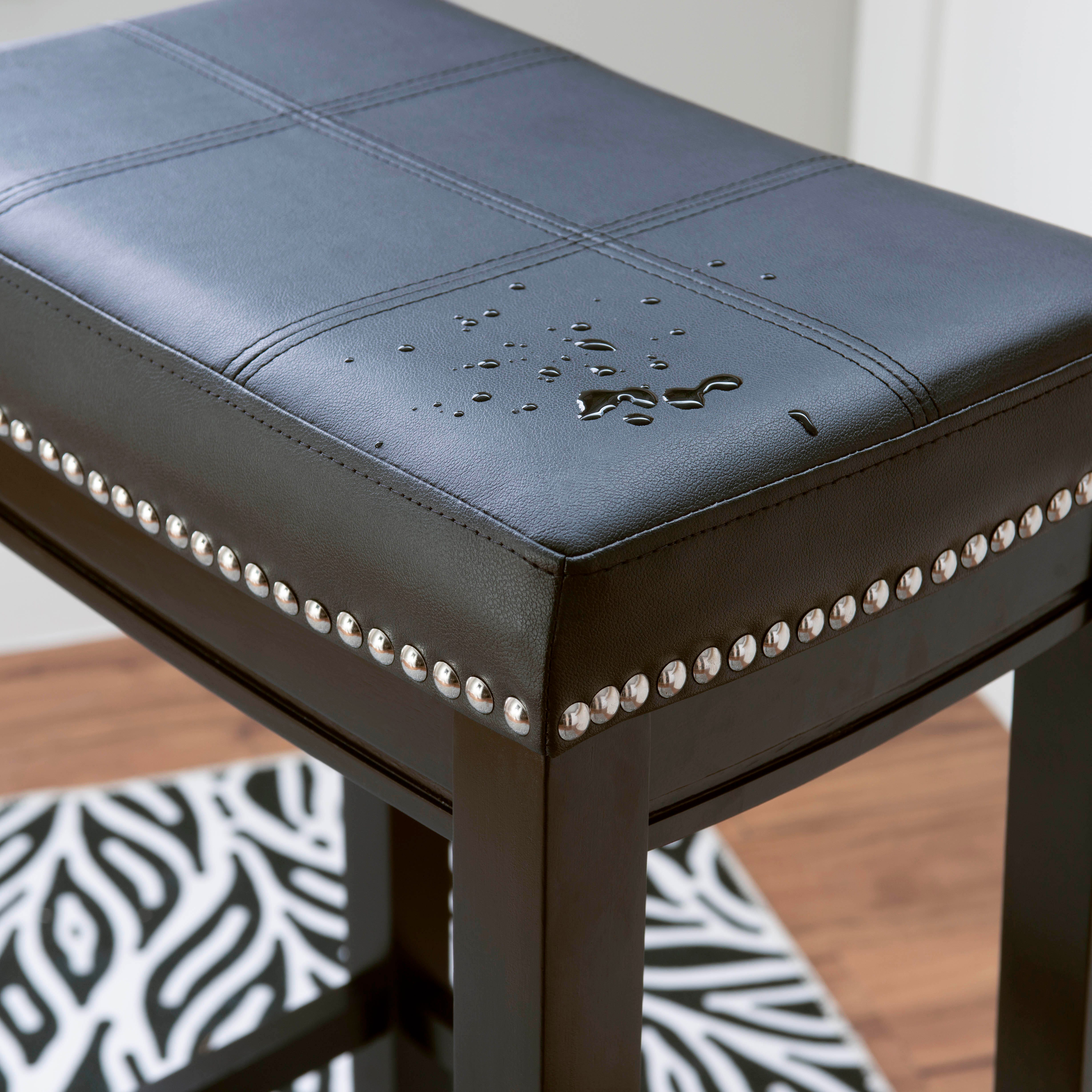 Linon Claridge Counter Stool, Black, large