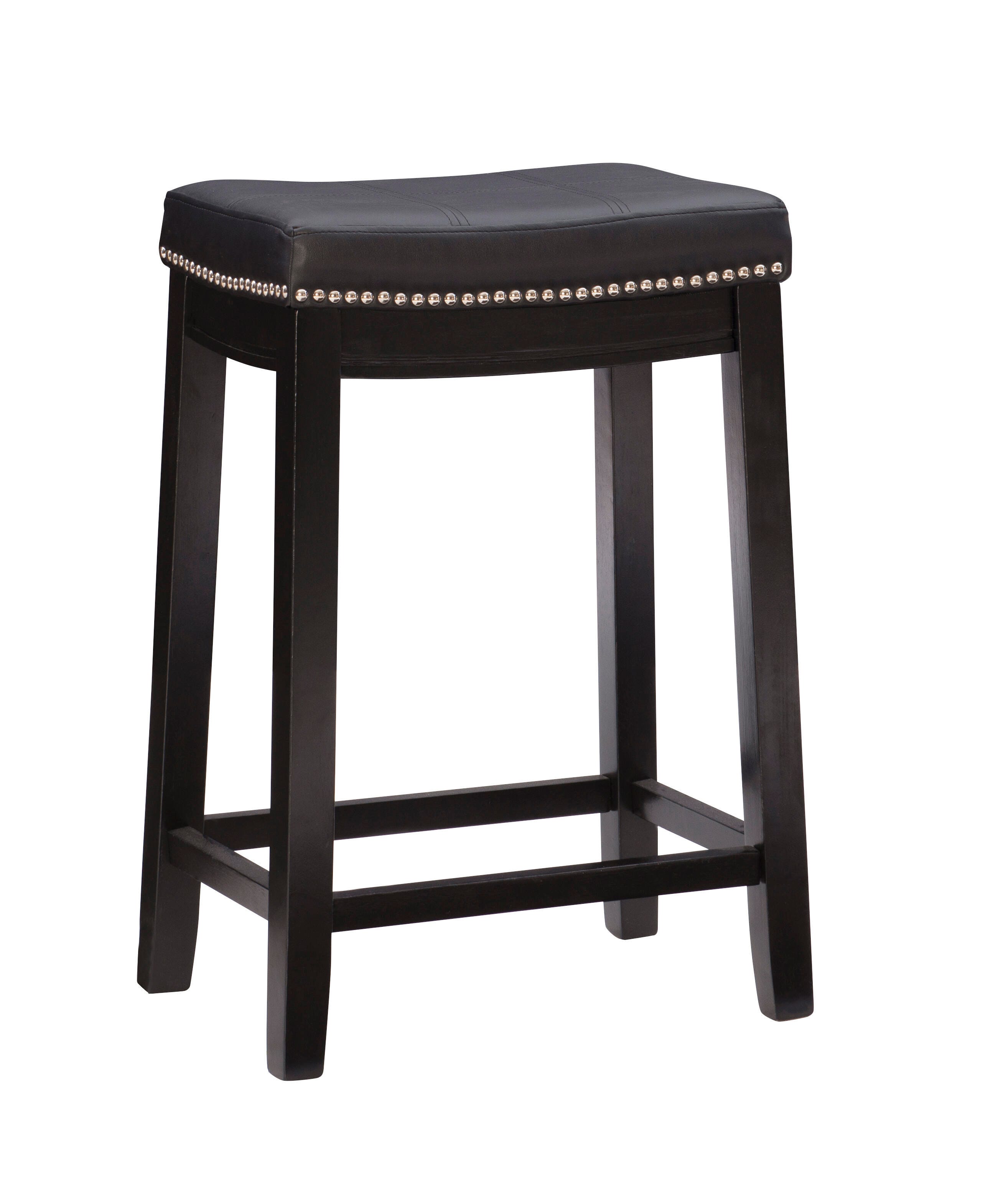 Linon Claridge Counter Stool, Black, large