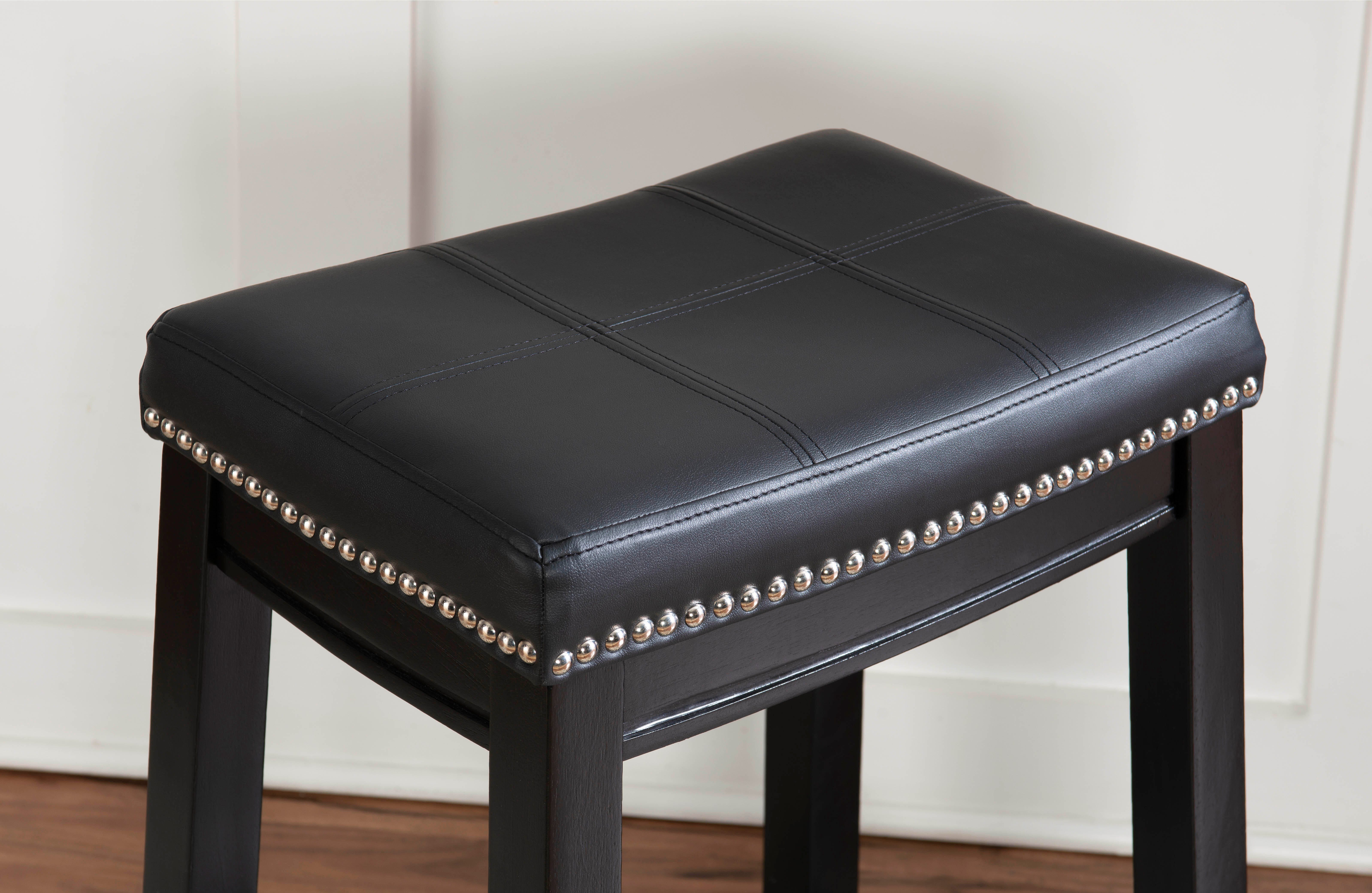 Linon Claridge Counter Stool, Black, large