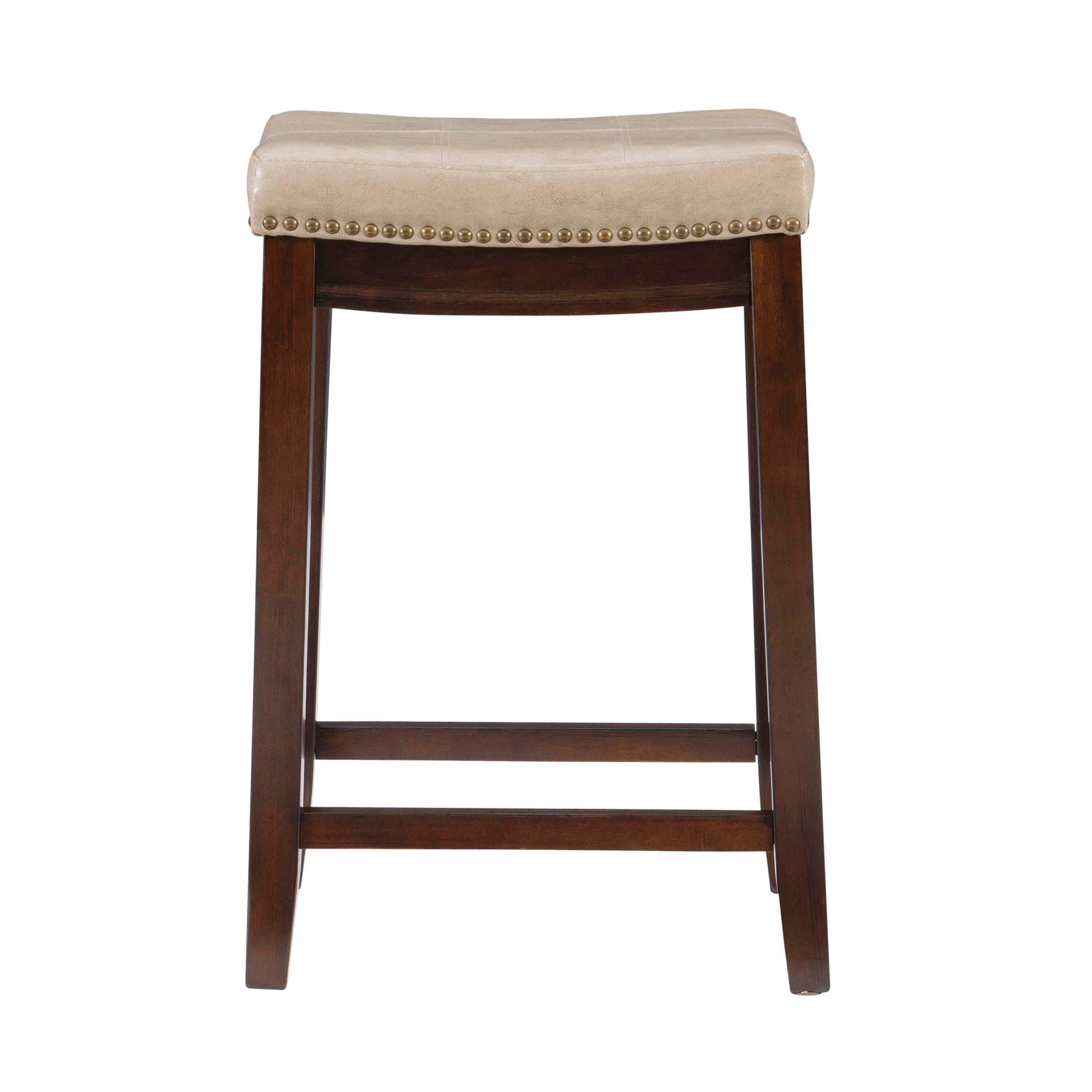 Linon Claridge Counter Stool, Sand, large