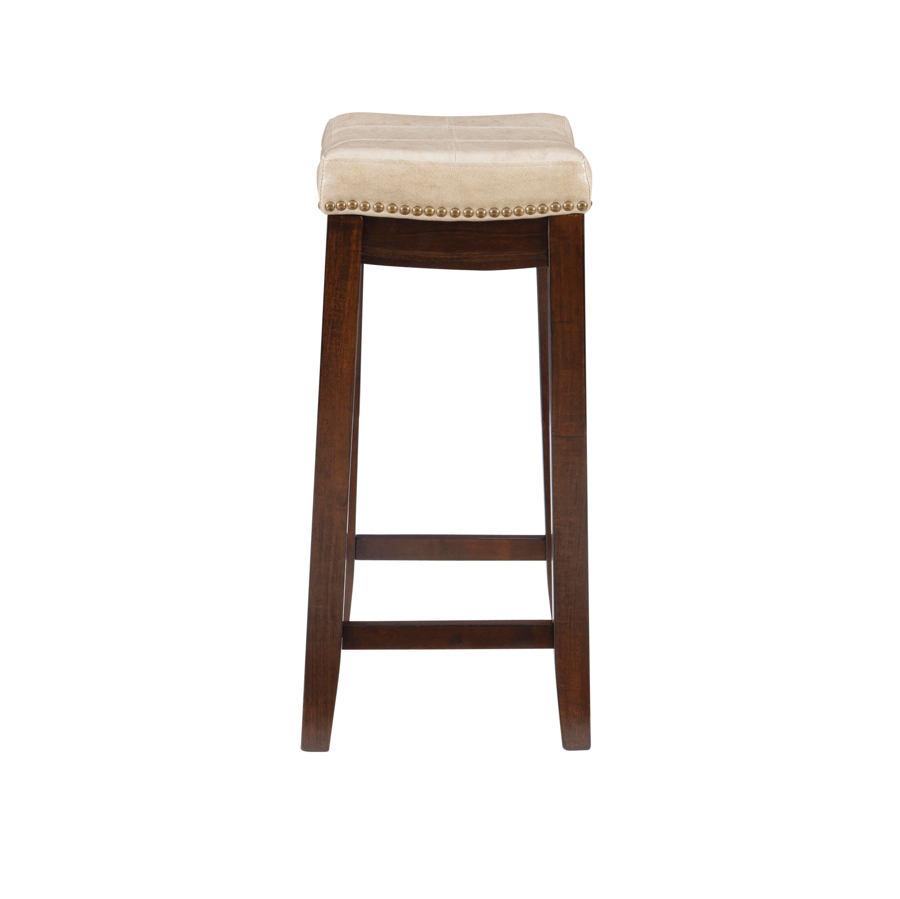 Linon Claridge Counter Stool, Sand, large