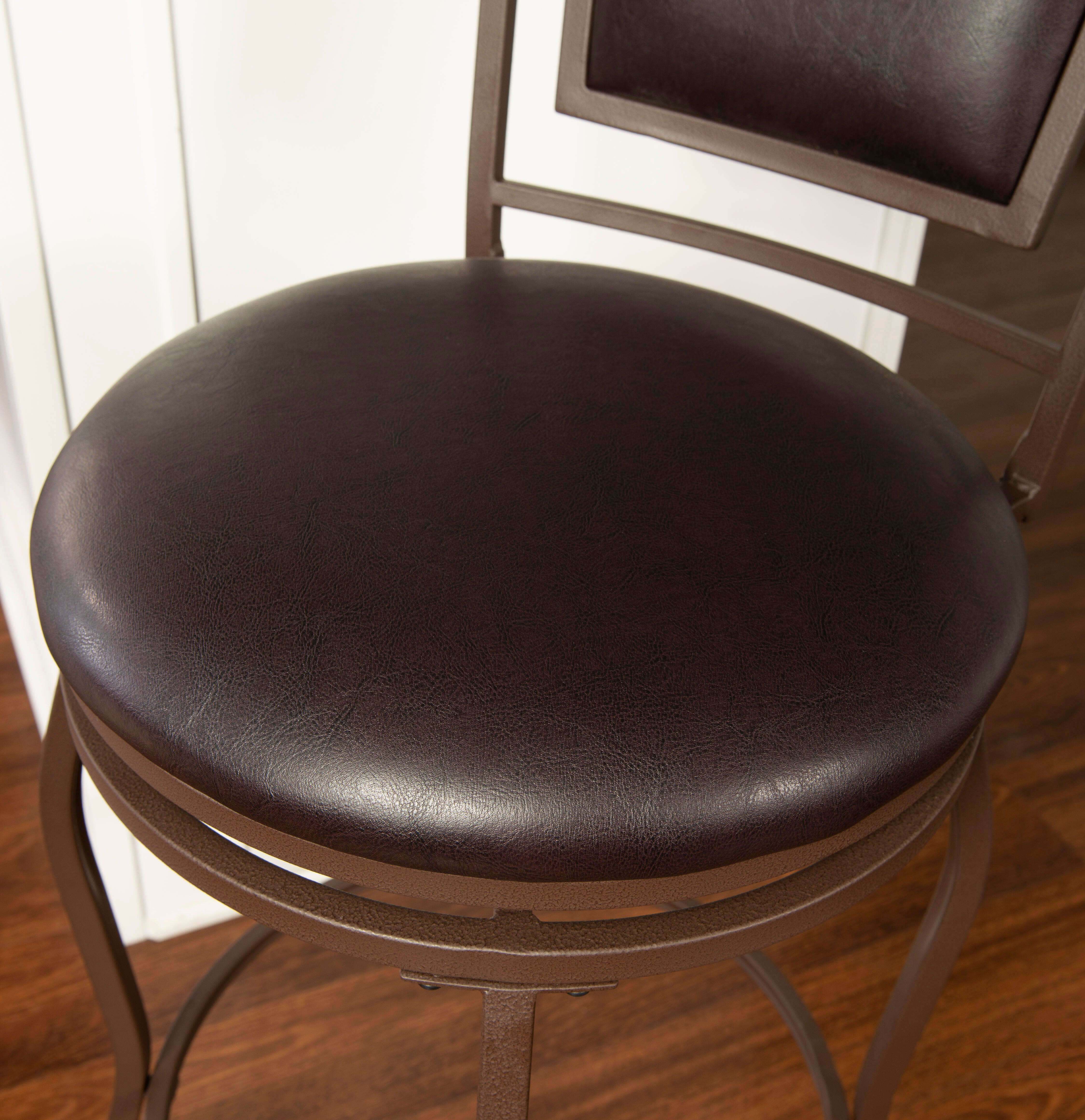 Linon Townsend Set of 3 Adjustable Stools, , large