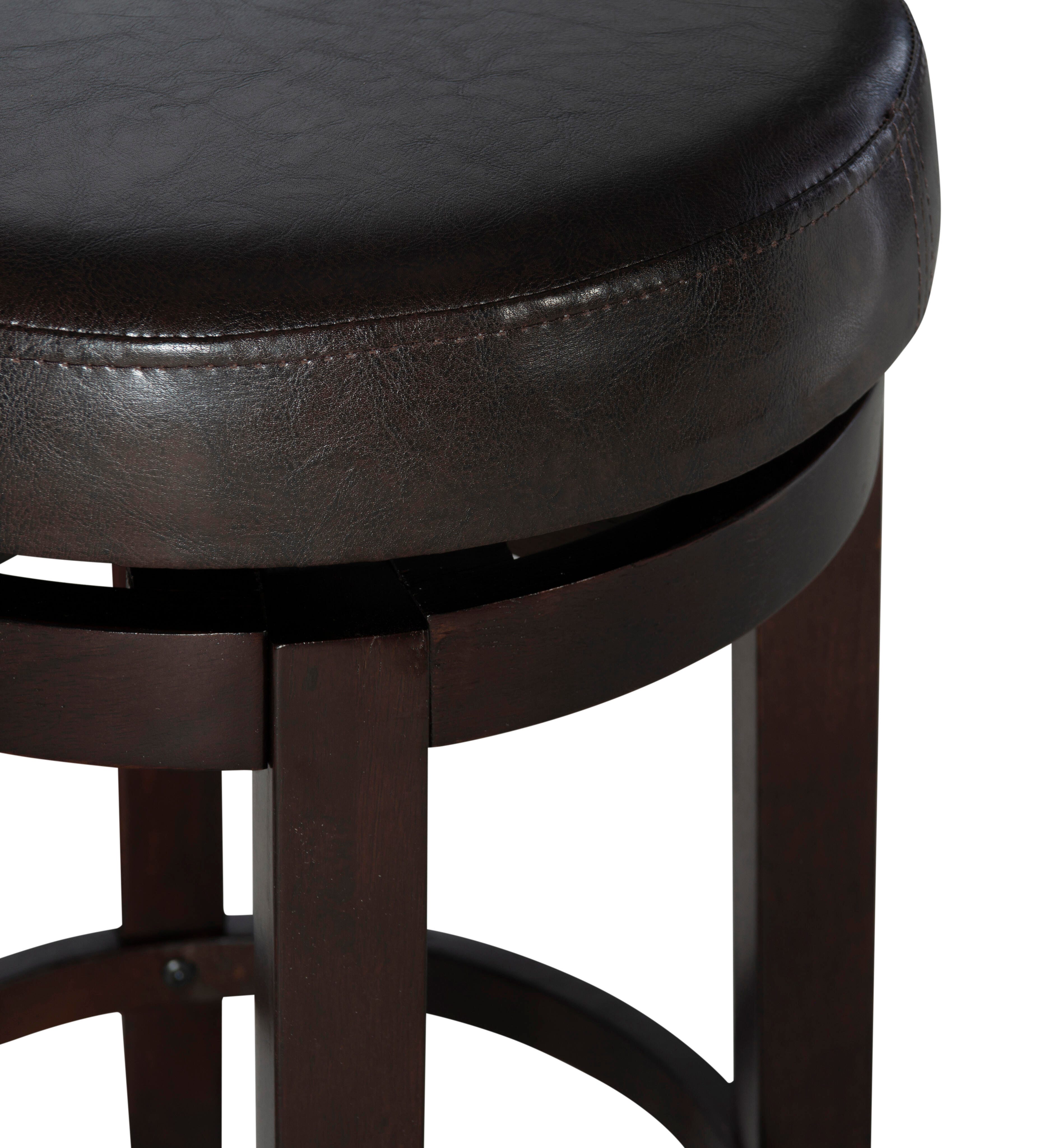 Linon Maya Counter Stool, Dark Brown, large