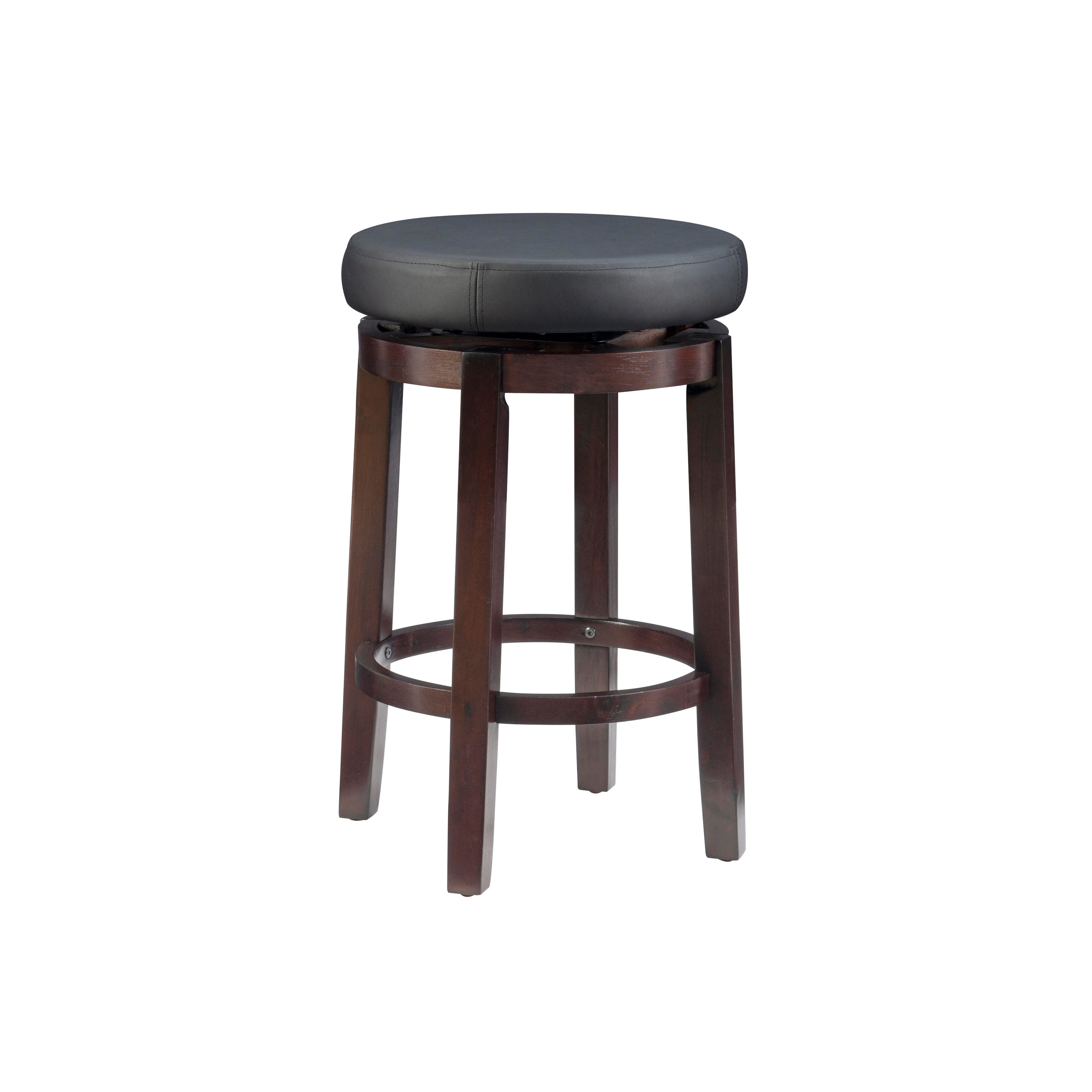 Linon Maya Counter Stool, Black, large