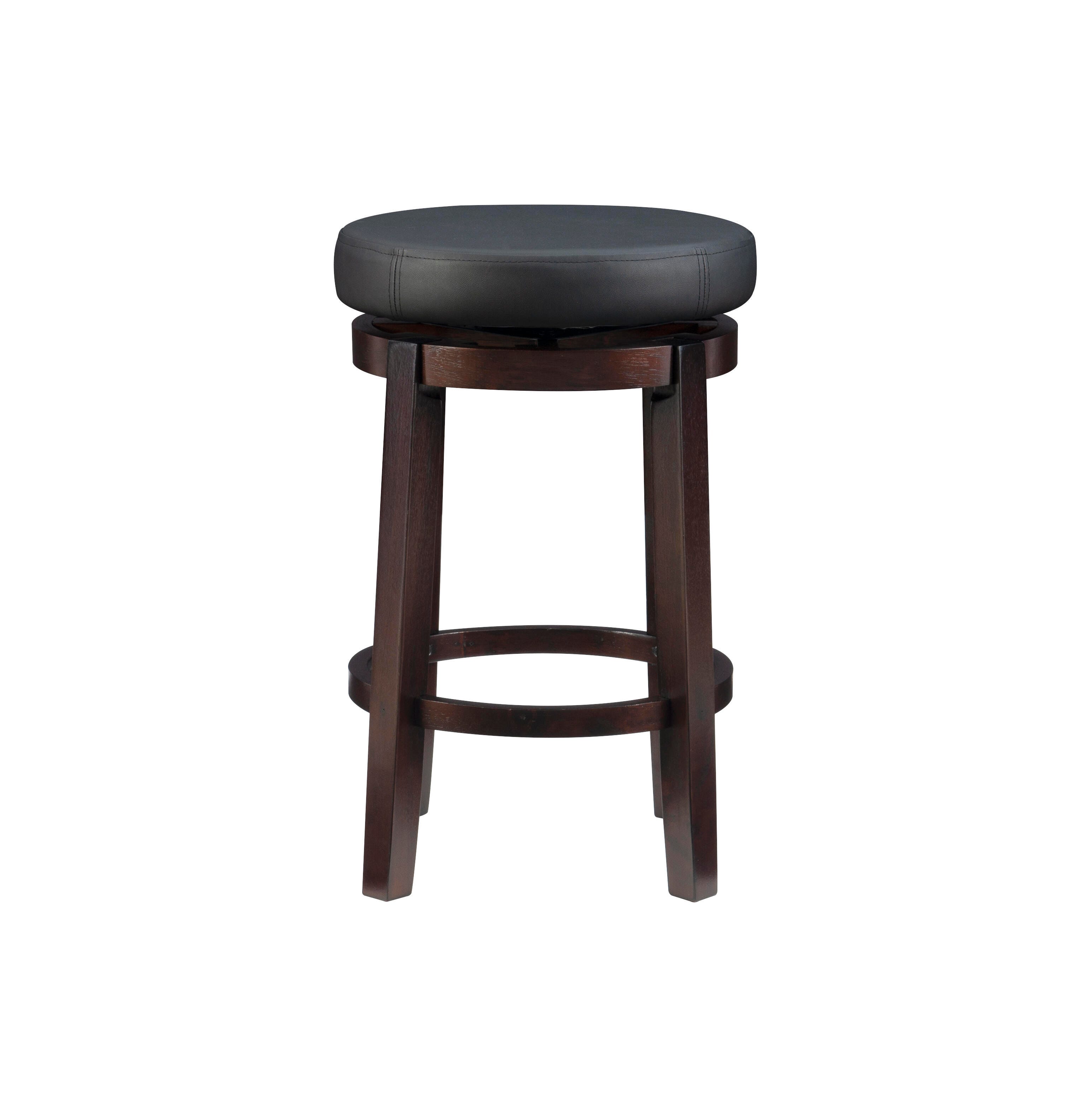 Linon Maya Counter Stool, Black, large