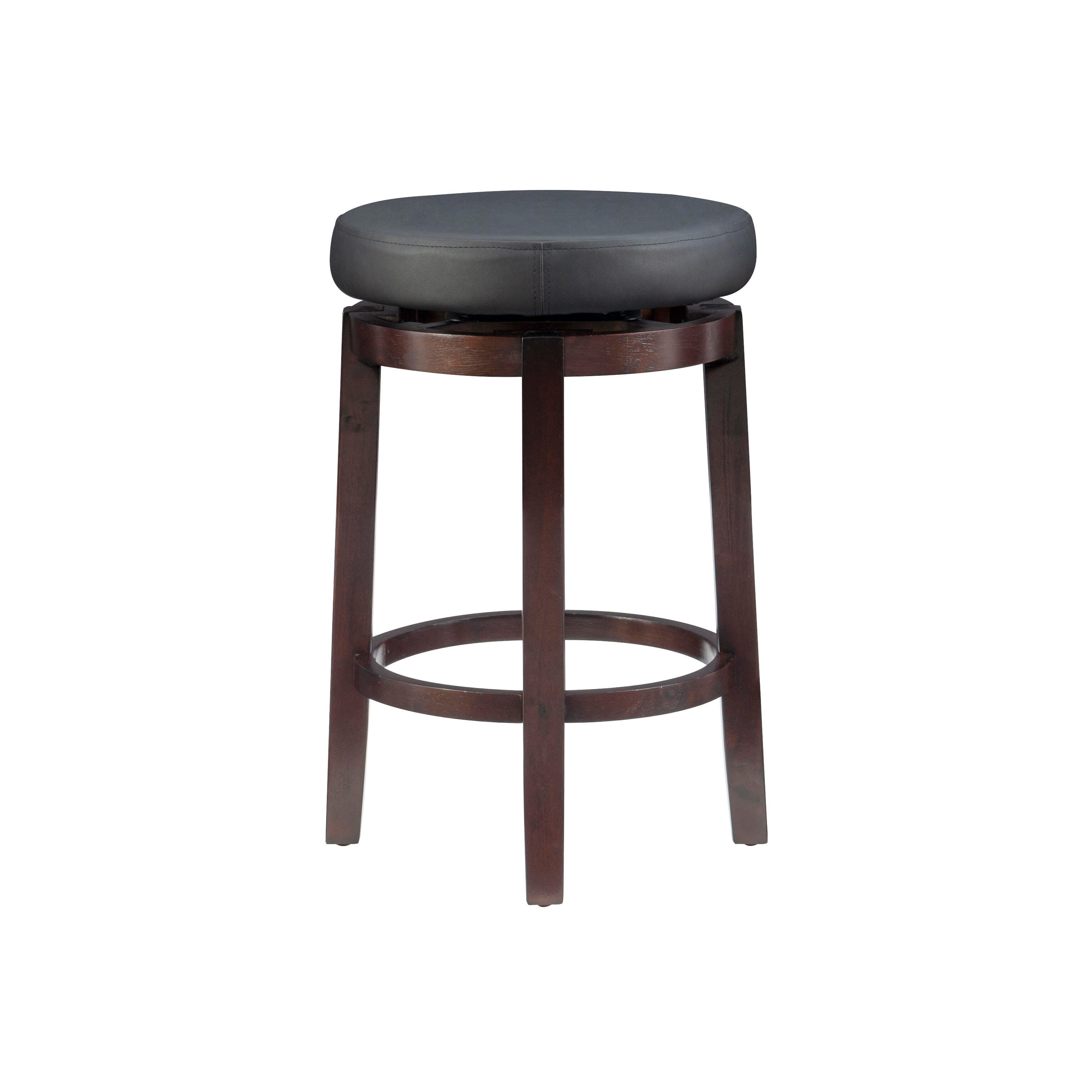Linon Maya Counter Stool, Black, large