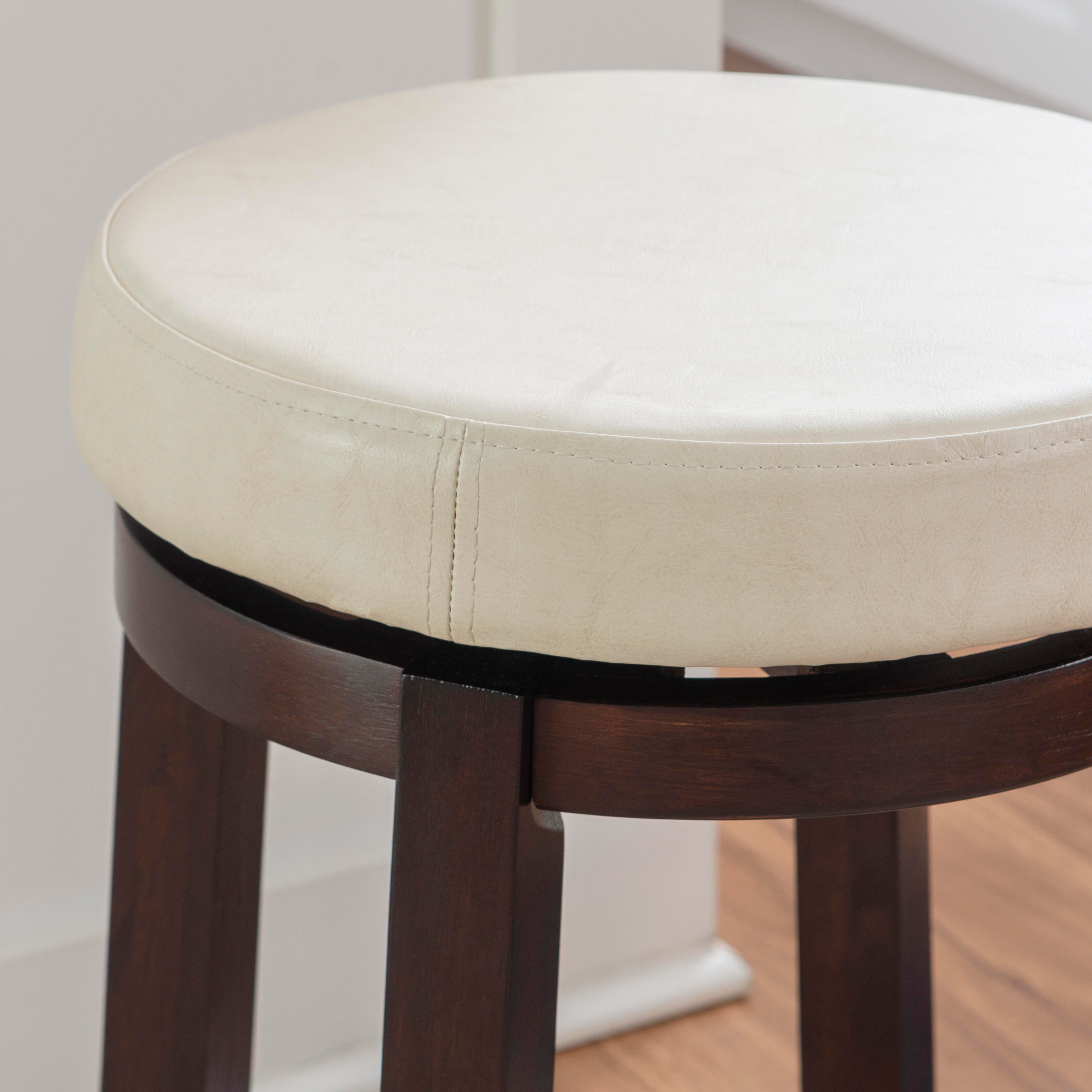 Linon Maya Counter Stool, Cream, large