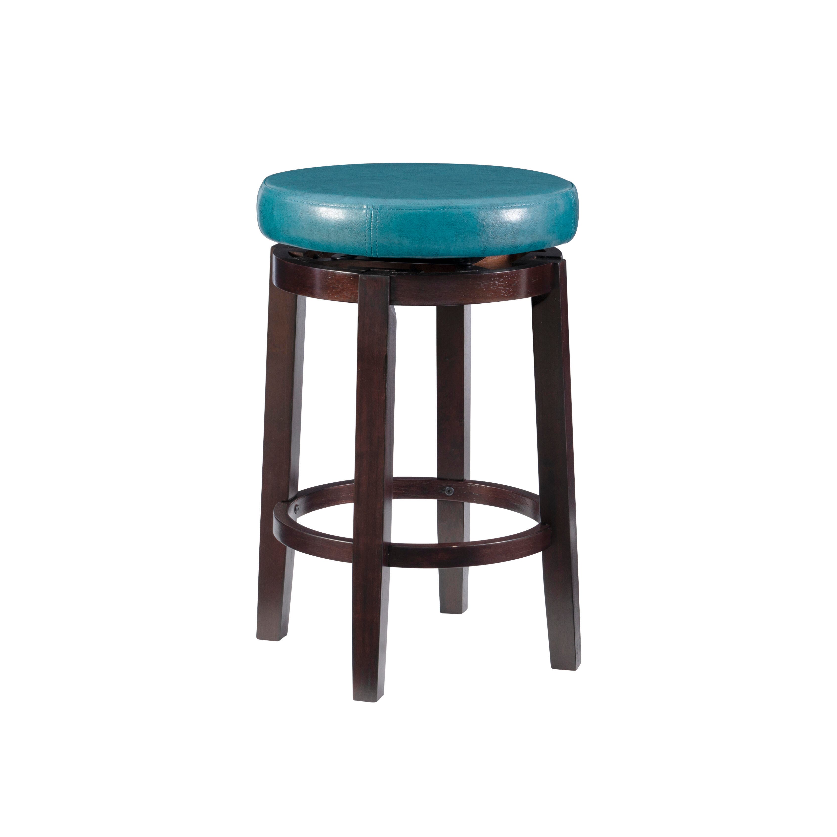Linon Maya Counter Stool, Blue, large