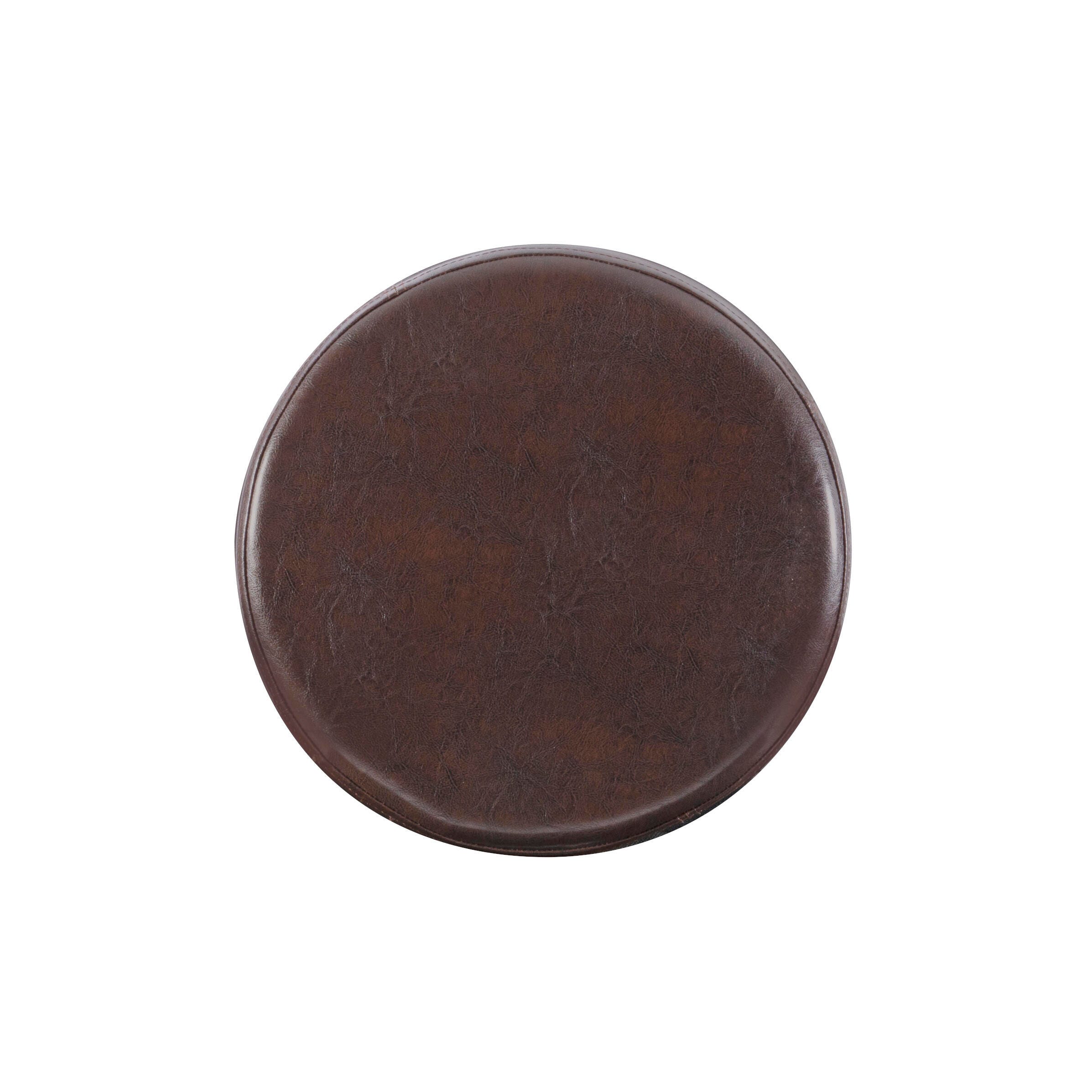Linon Maya Bar Stool, Dark Brown, large