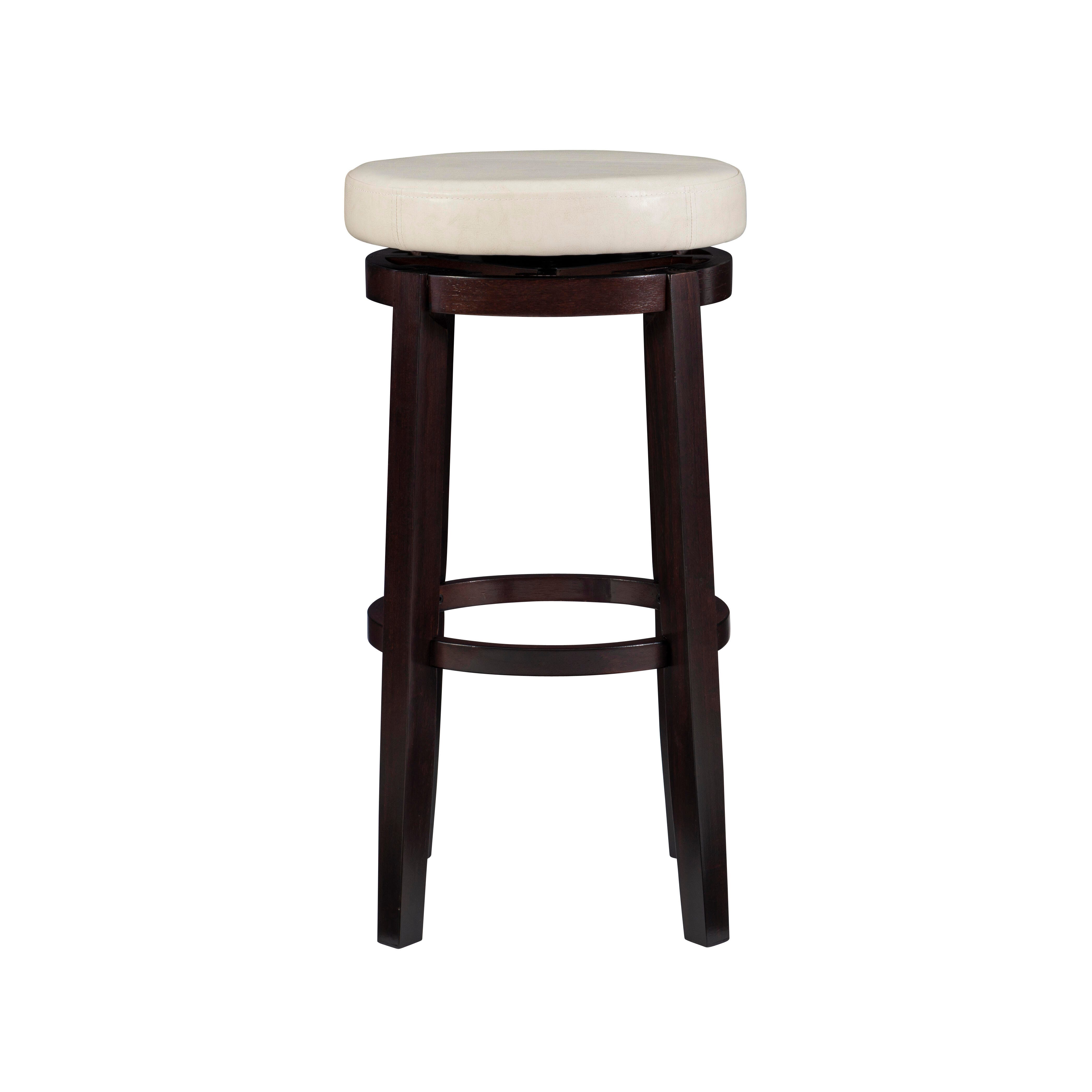 Linon Maya Bar Stool, Cream, large