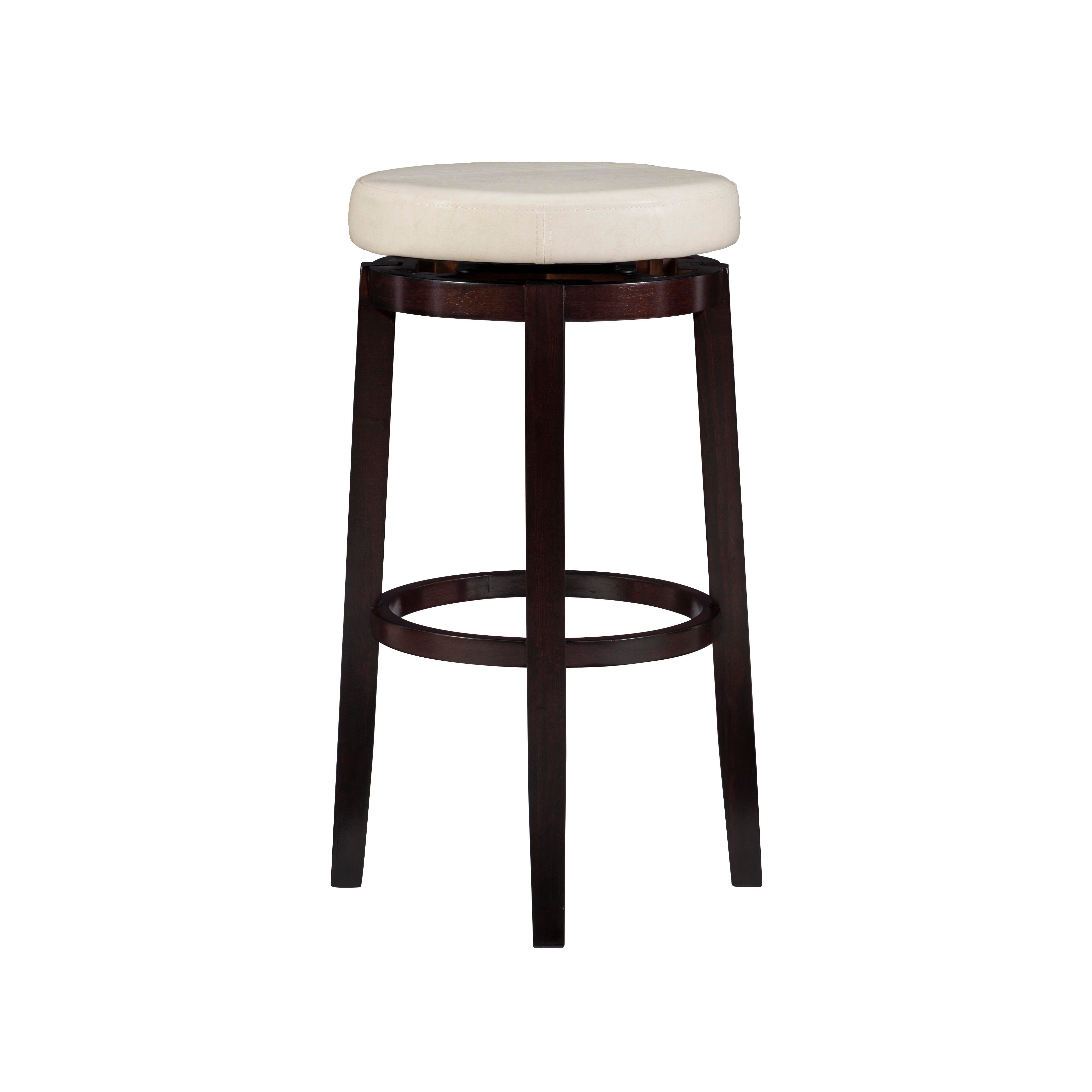 Linon Maya Bar Stool, Cream, large