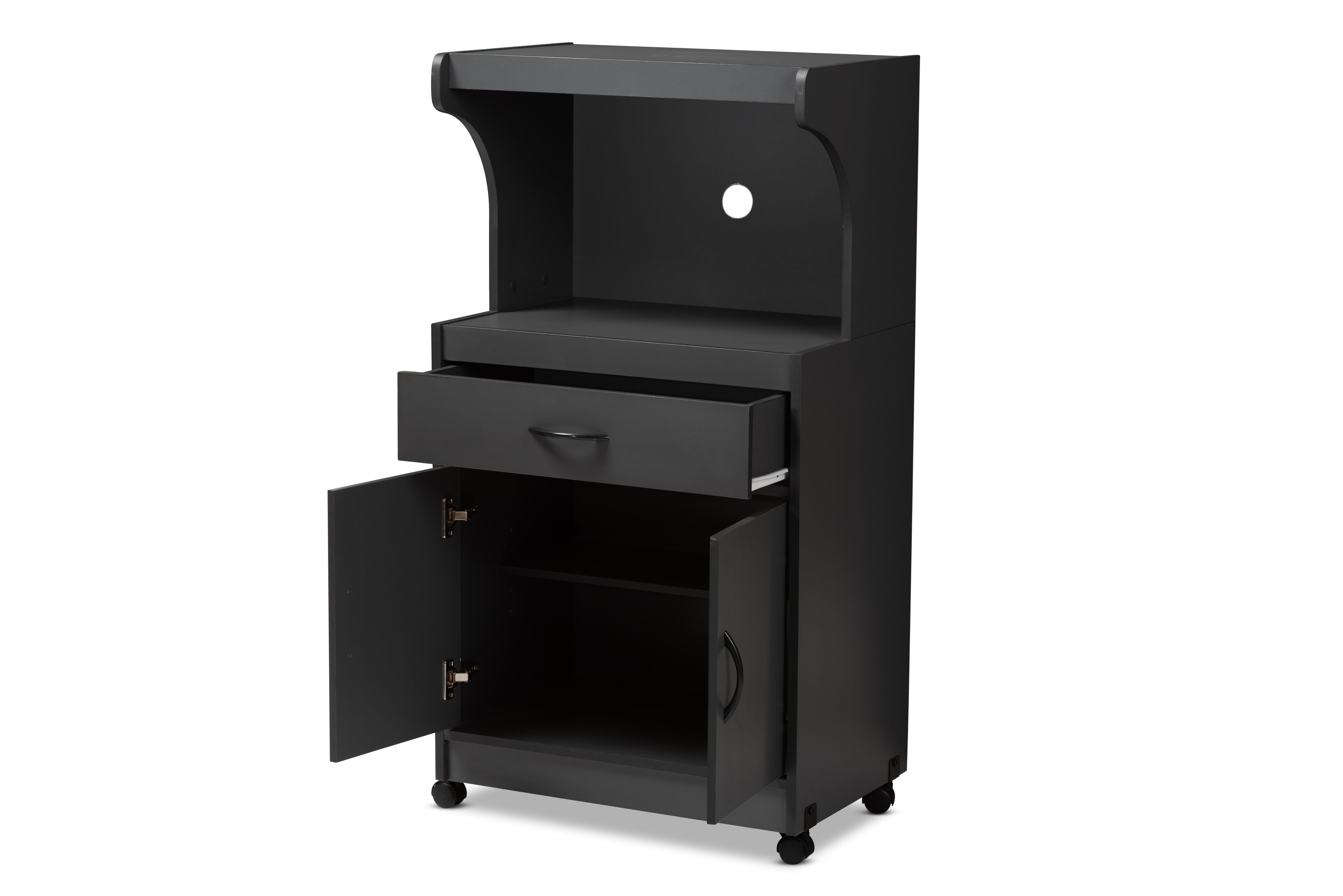 Modern Kitchen Cabinet, Charcoal, large