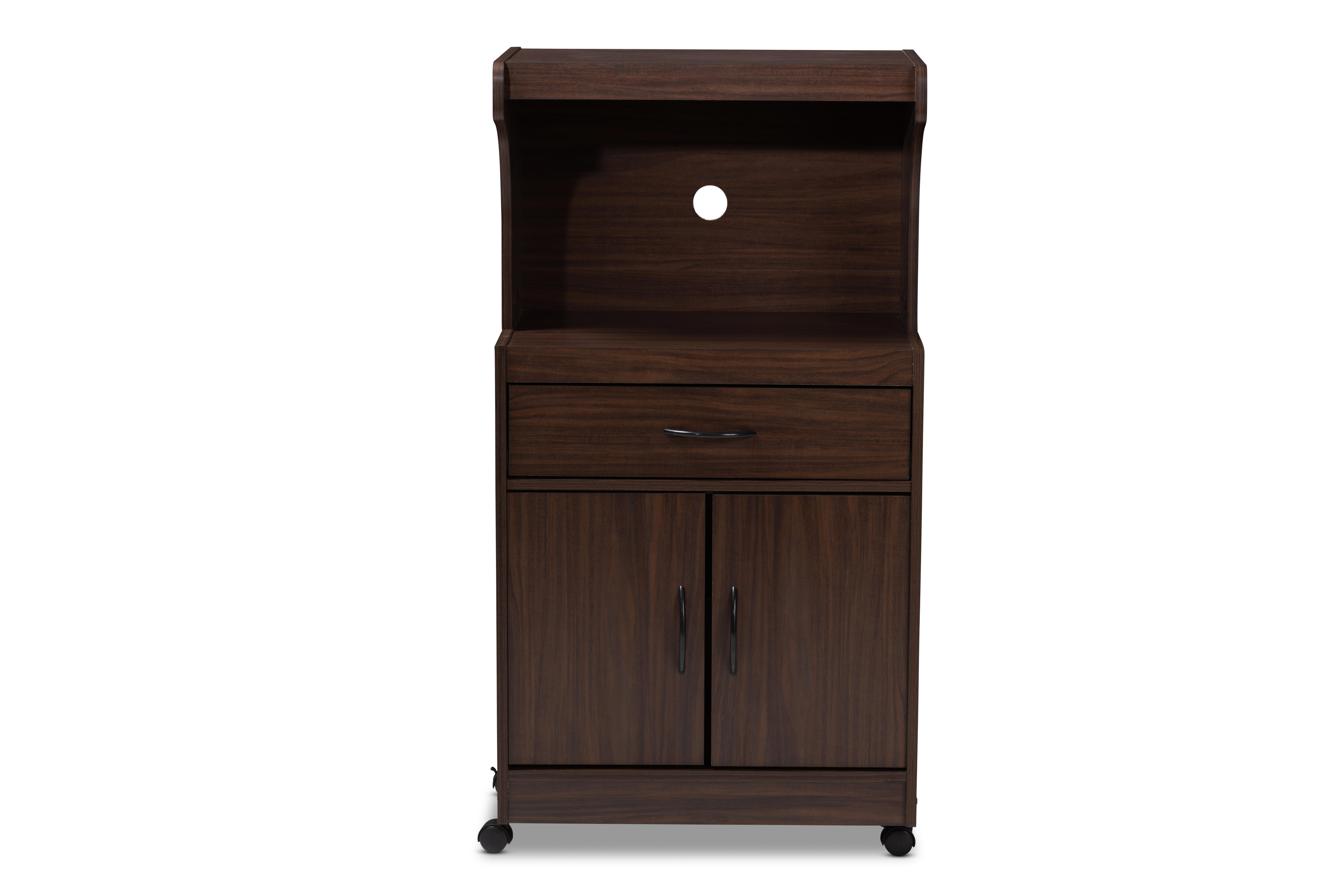 Modern Kitchen Cabinet, Walnut, large