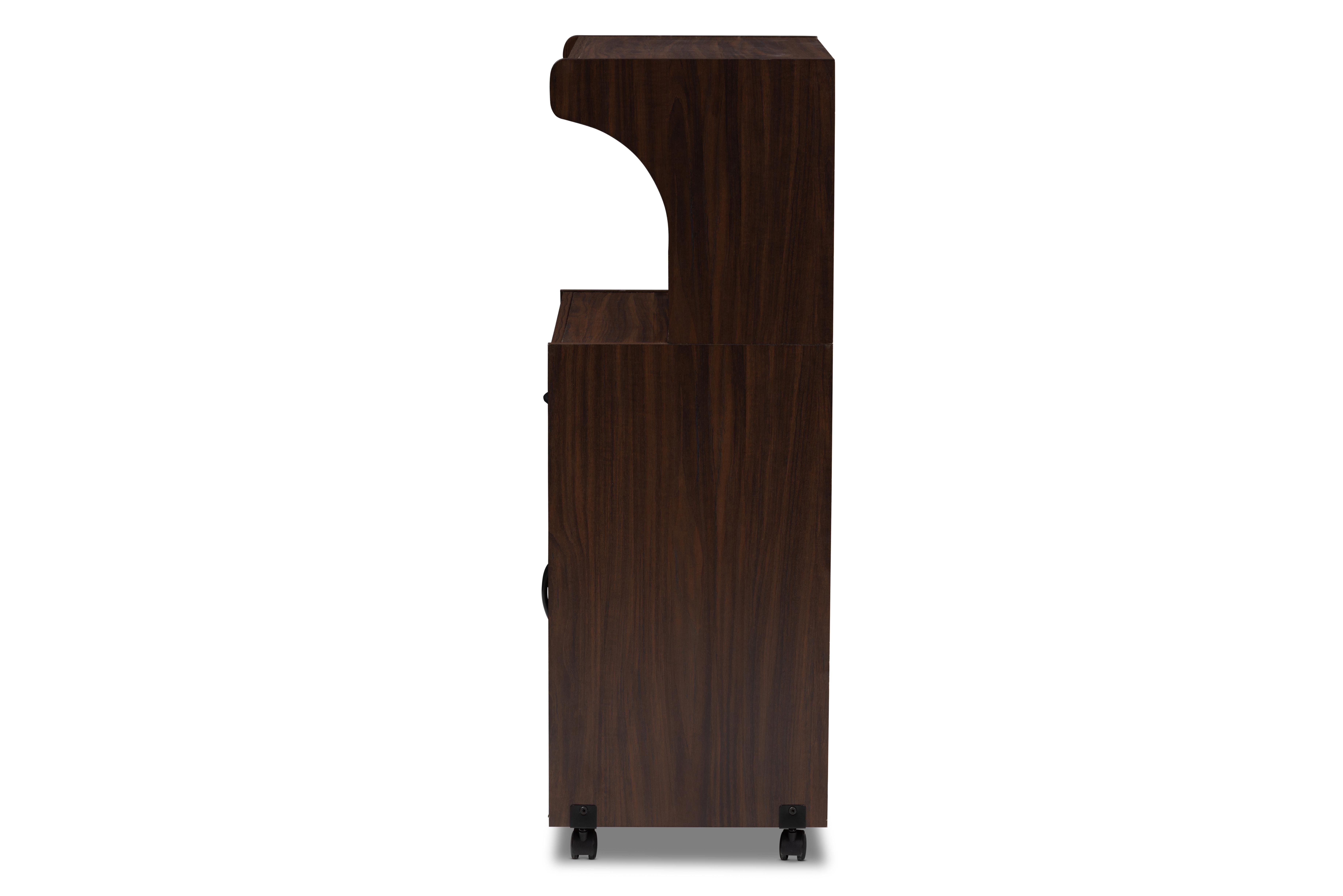Modern Kitchen Cabinet, Walnut, large
