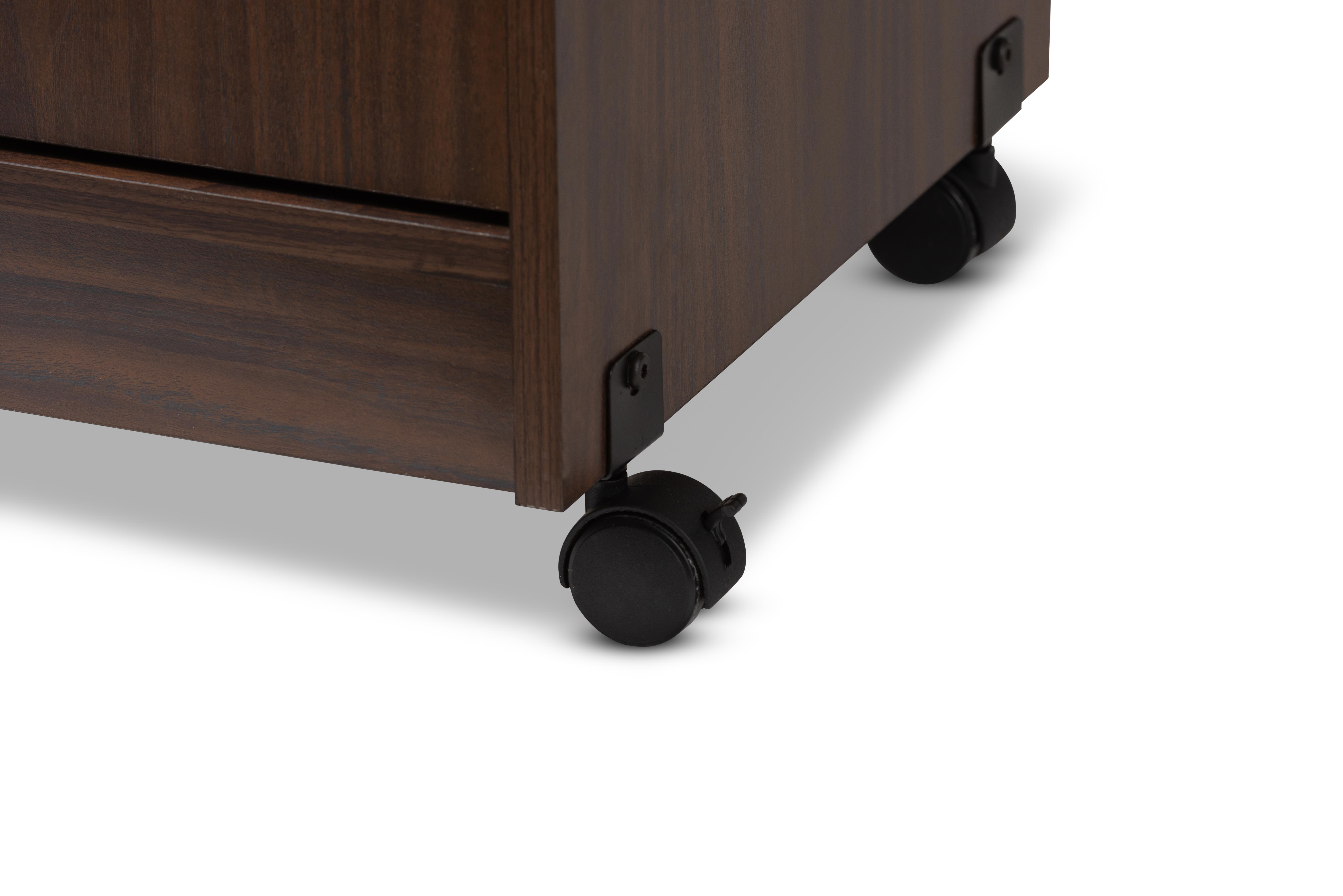 Modern Kitchen Cabinet, Walnut, large