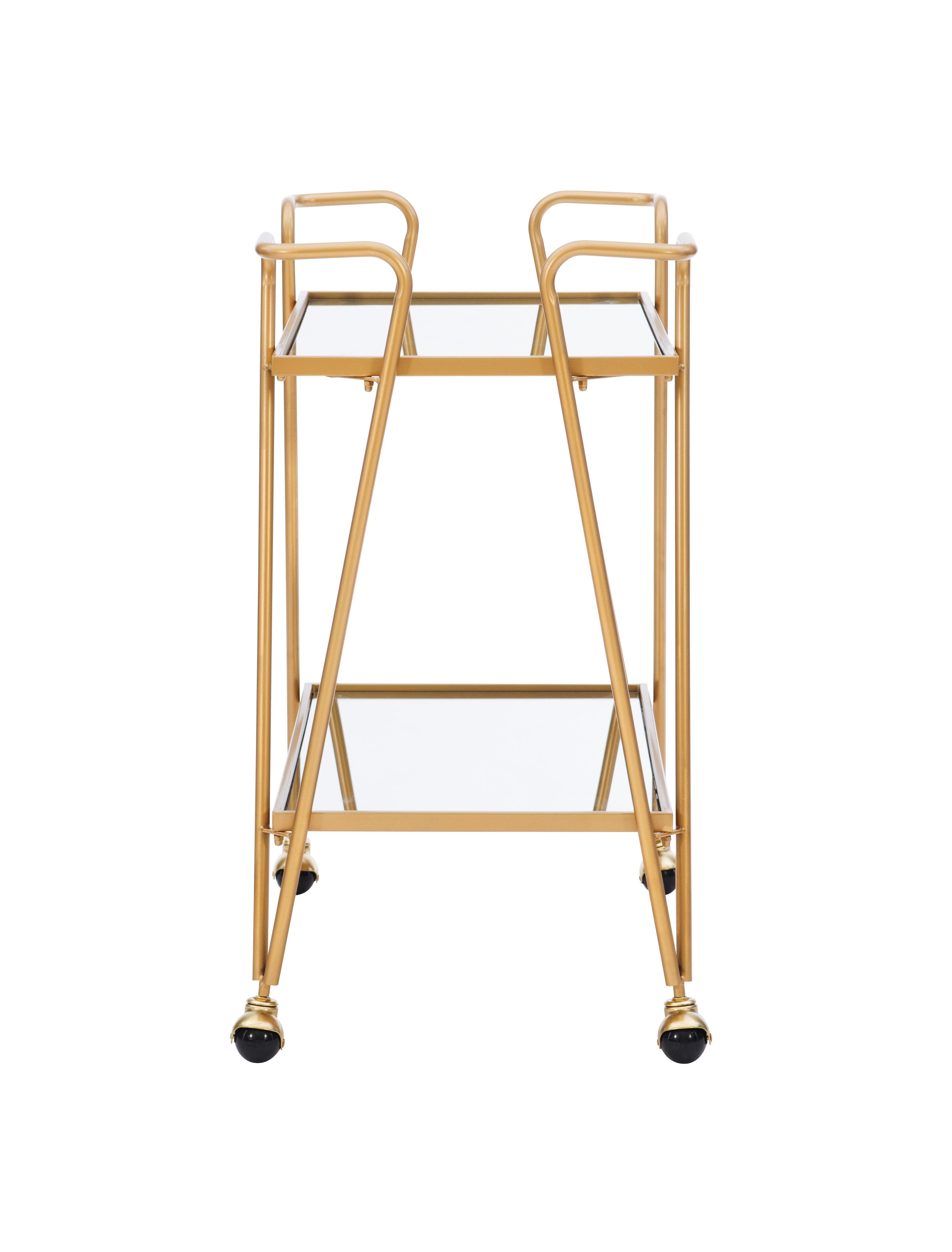 Linon Aubrey Aubrey Bar Cart, Gold, large