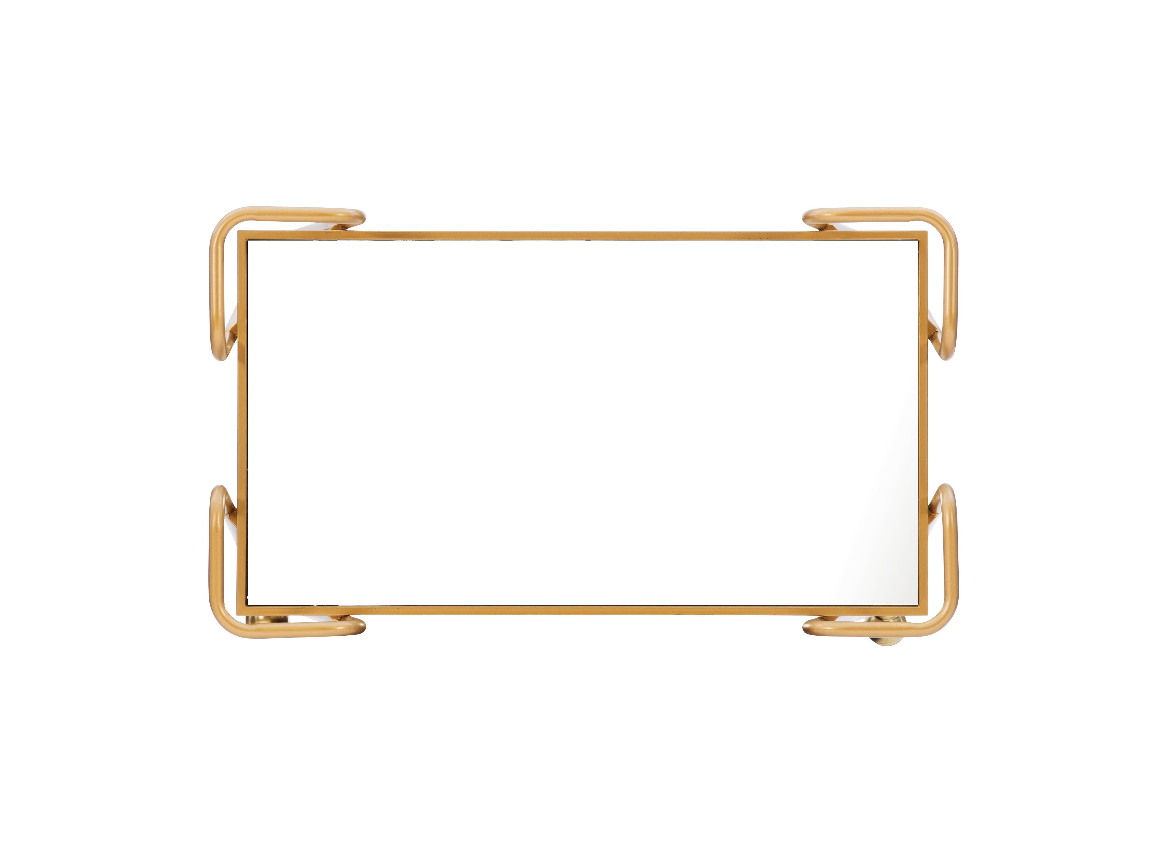 Linon Aubrey Aubrey Bar Cart, Gold, large