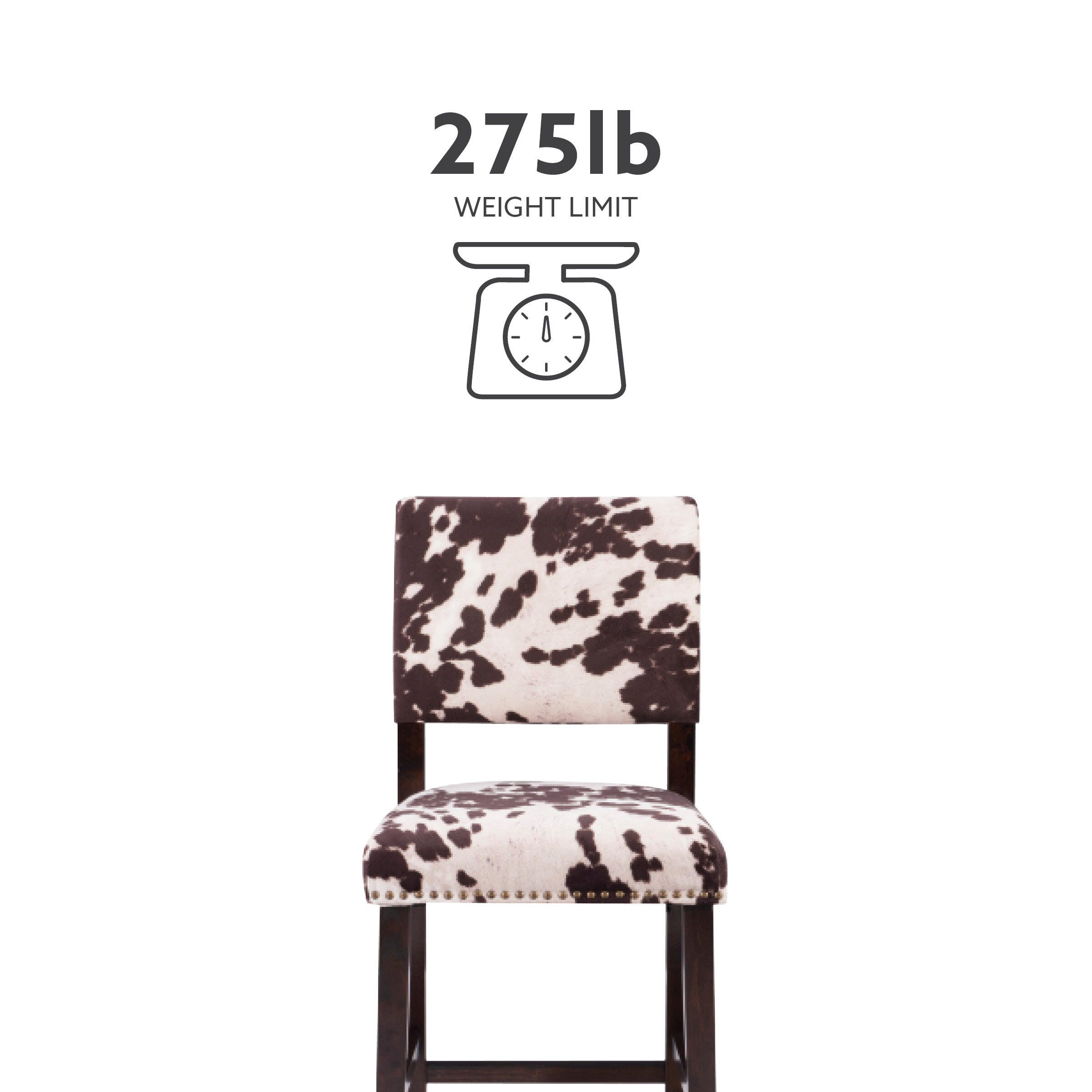 Linon Wes Counter Stool, Manhattan Brown, large