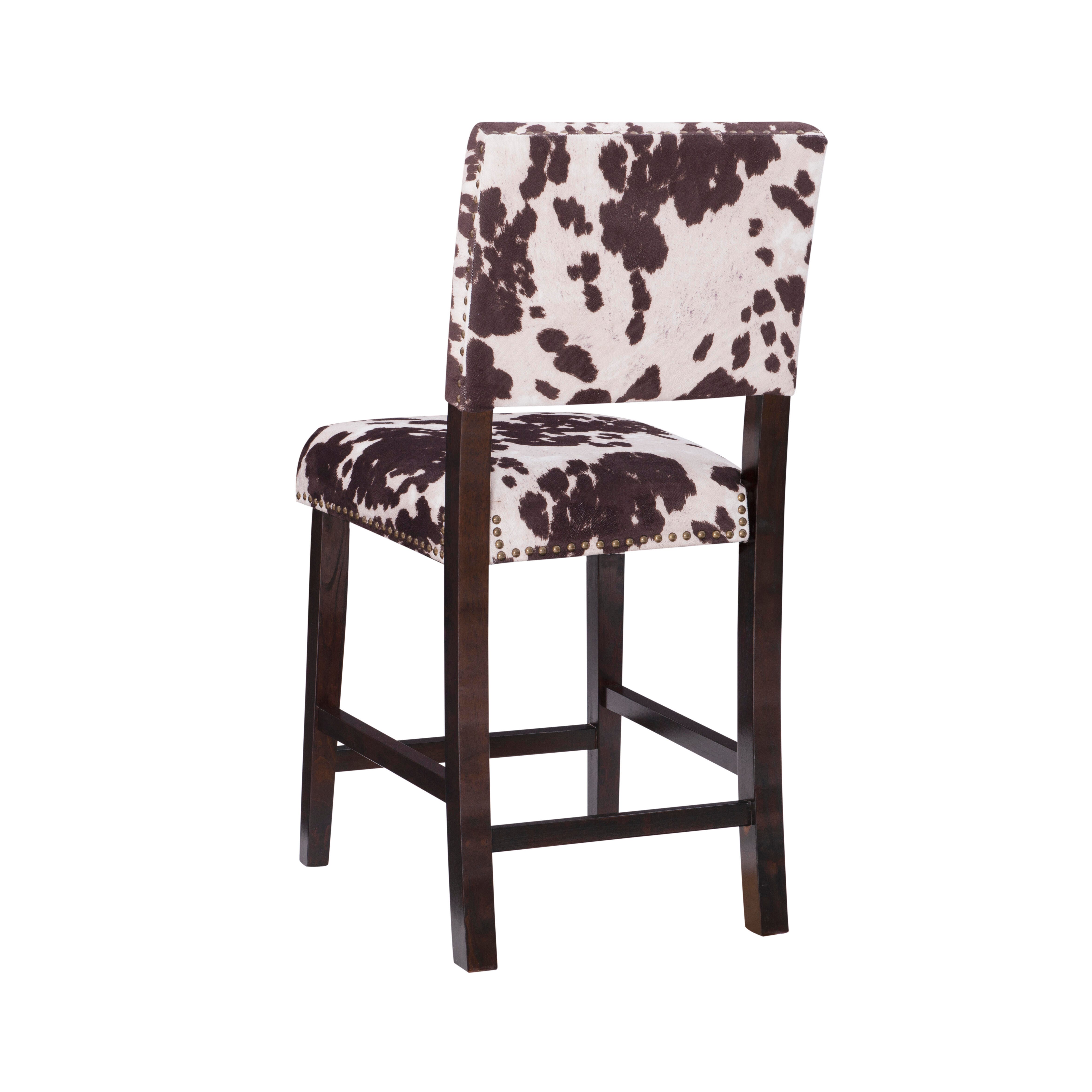 Linon Wes Counter Stool, Manhattan Brown, large