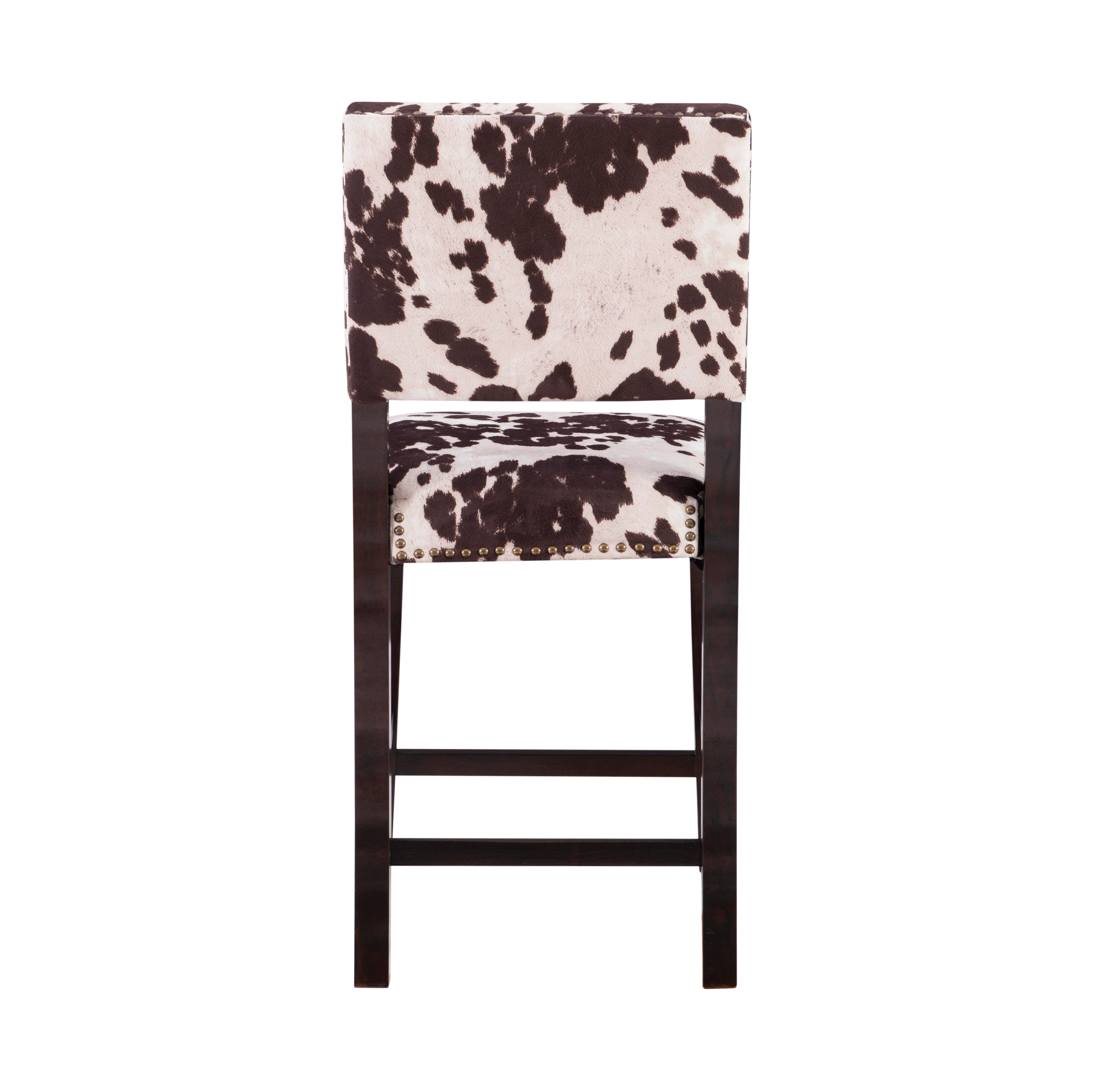 Linon Wes Counter Stool, Manhattan Brown, large