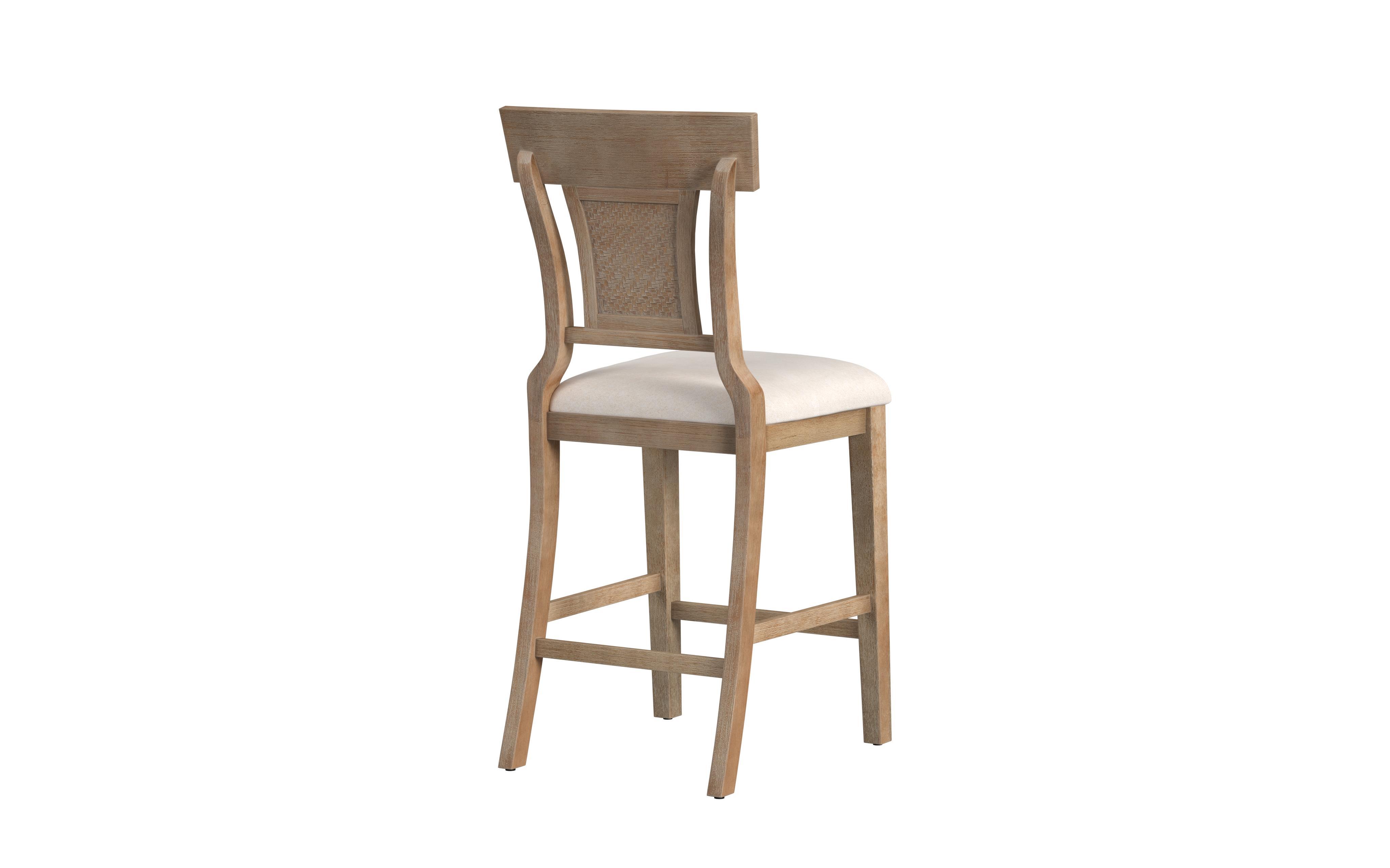 Linon Lina Counter Stool, Gray Wash, large