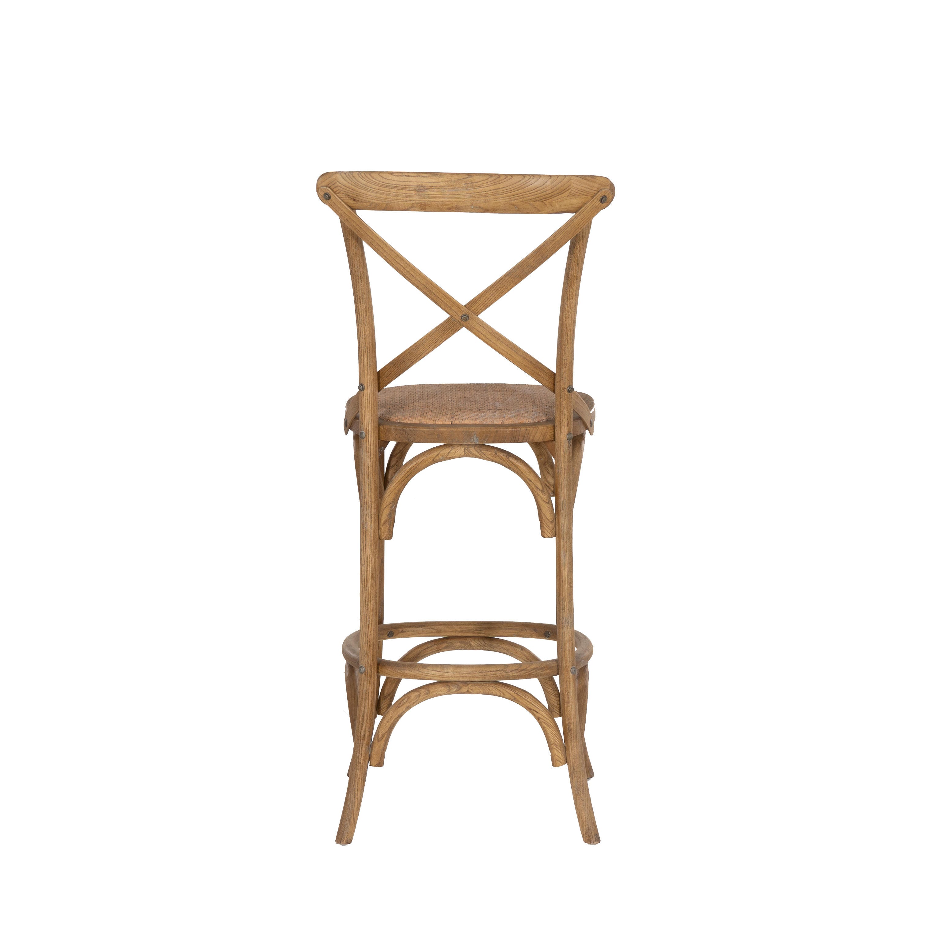 Linon Cara Bar Stool, Gray, large