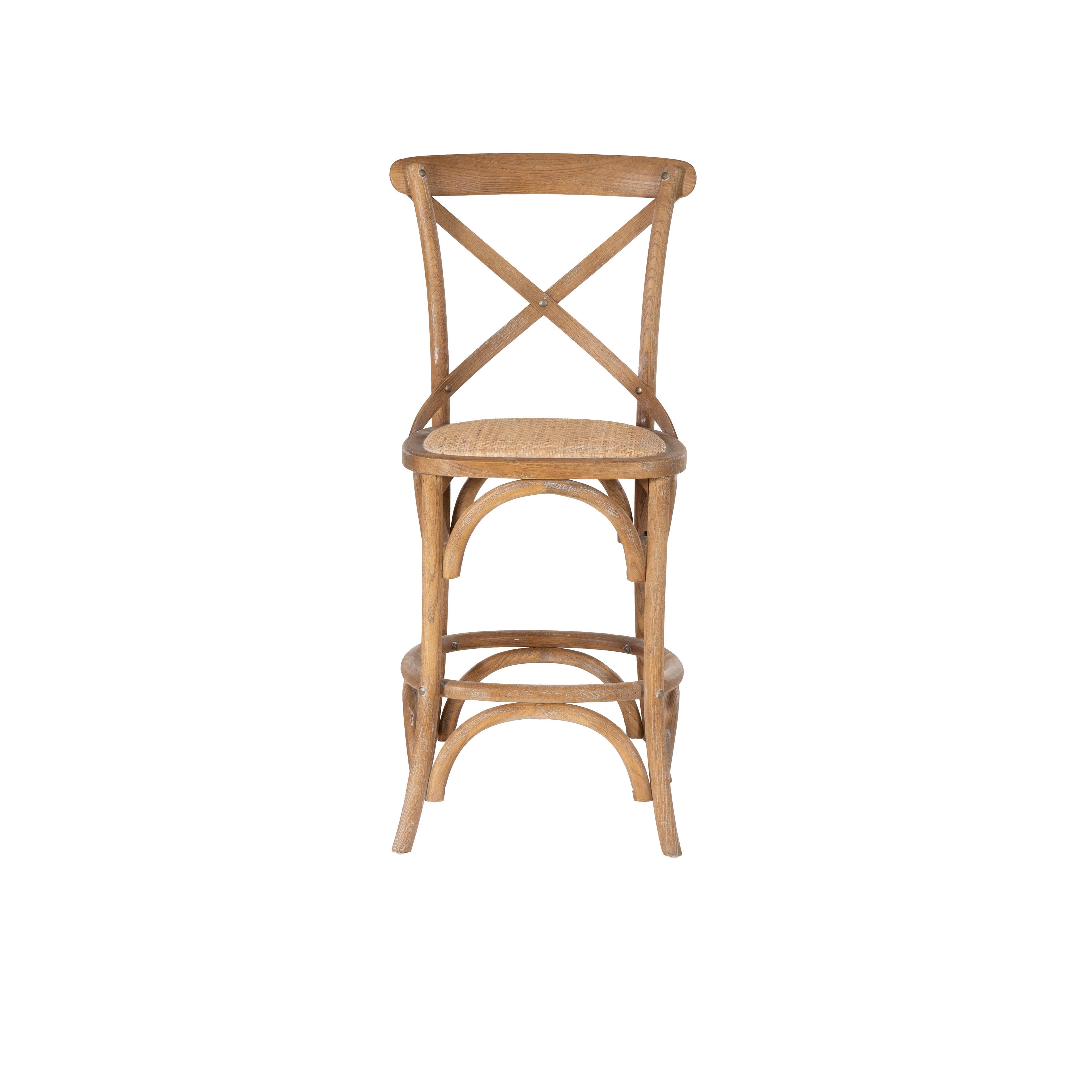 Linon Cara Counter Stool, Gray, large