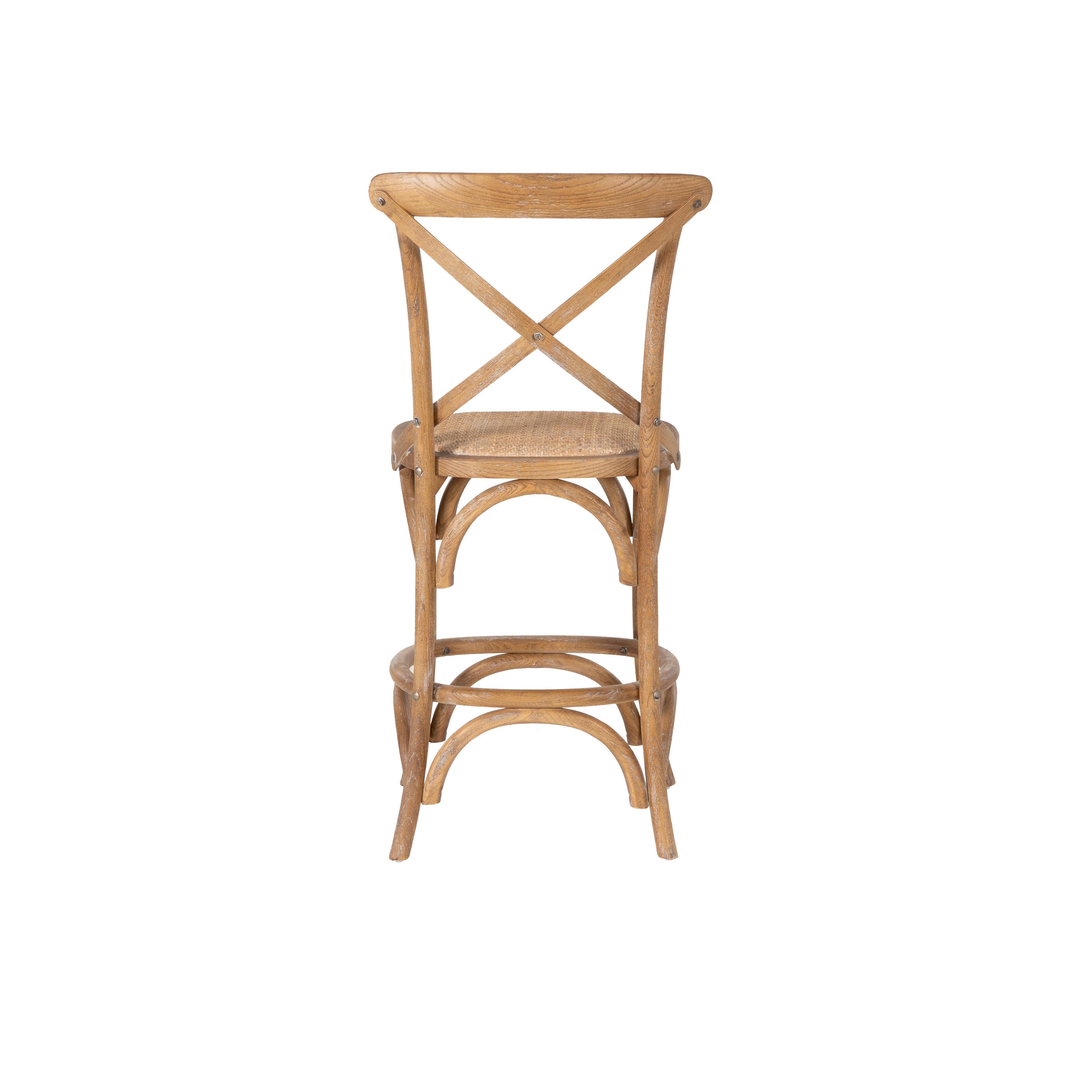 Linon Cara Counter Stool, Gray, large