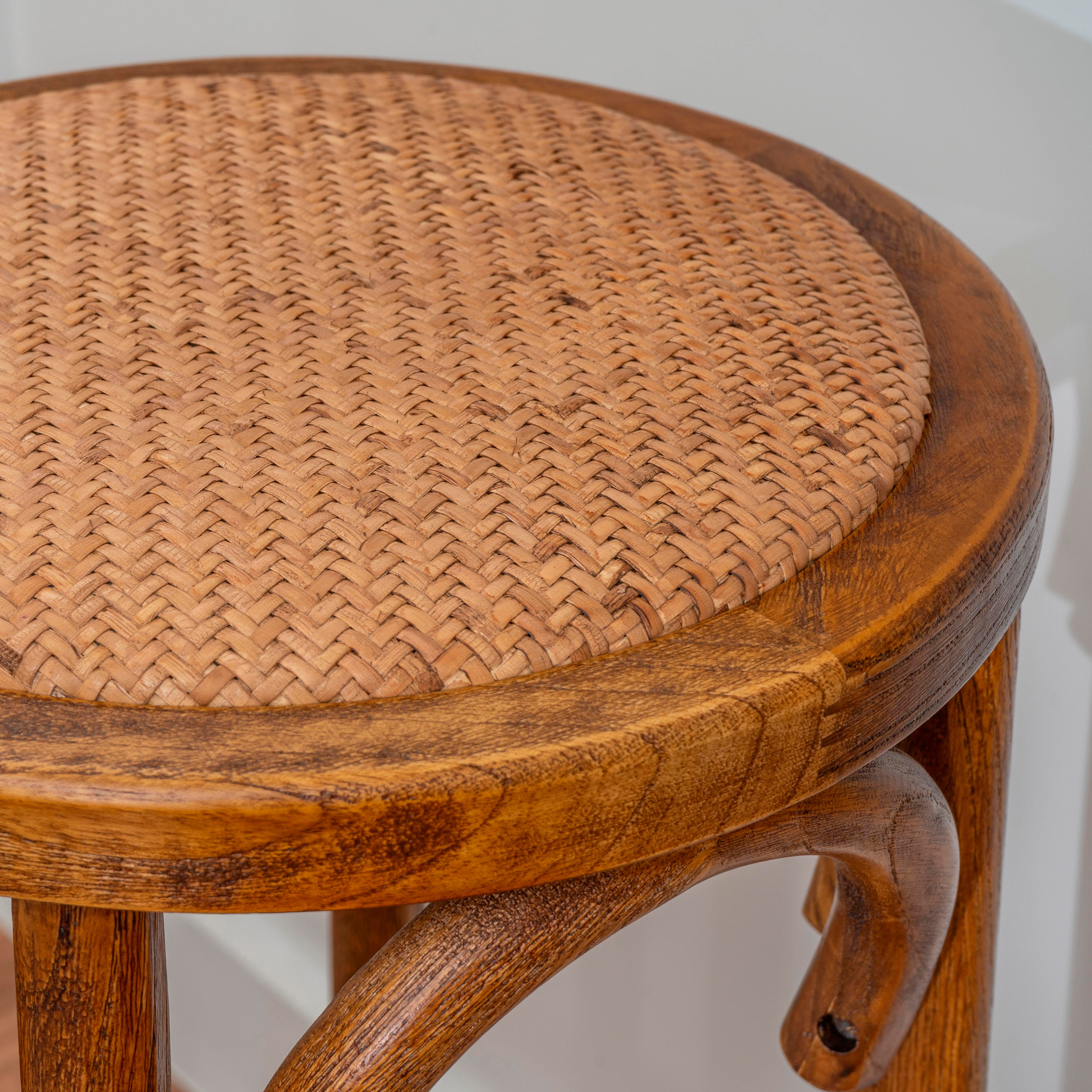 Linon Lara Backless Bar Stool, Brown, large