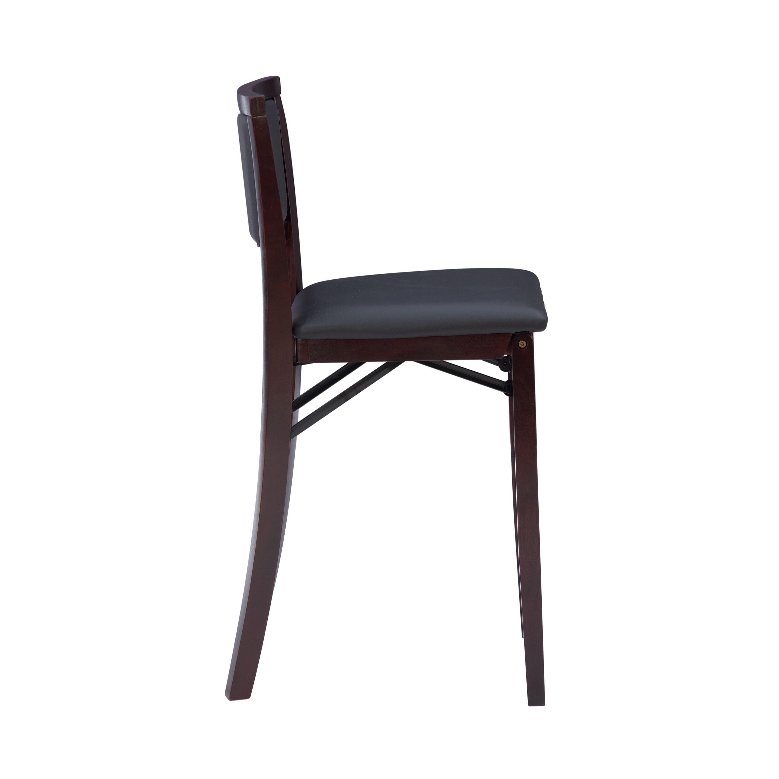 Linon Marley Pad Back Folding Counter Stool, , large