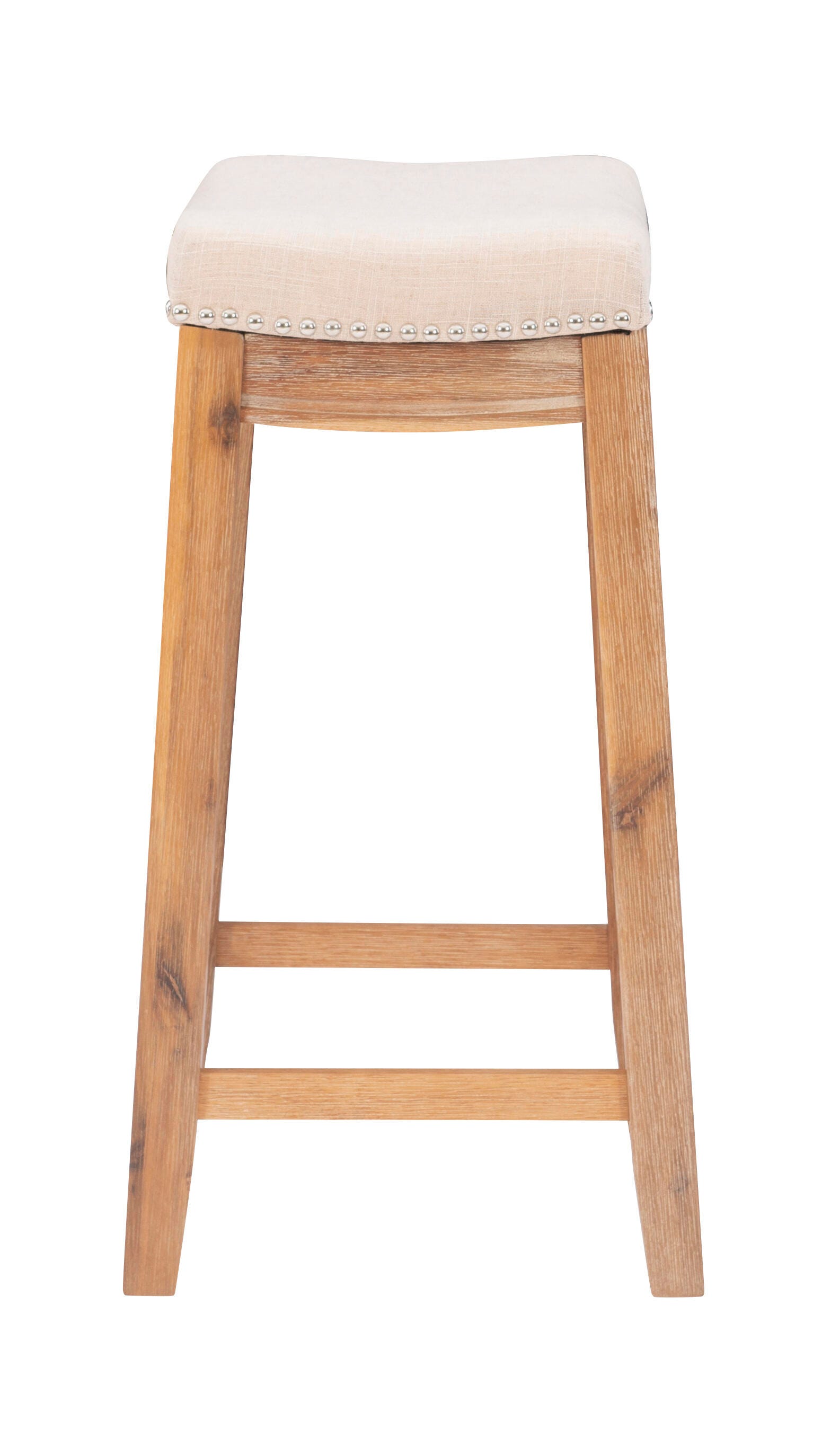 Linon Perry Counter Stool, Rustic Brown, large