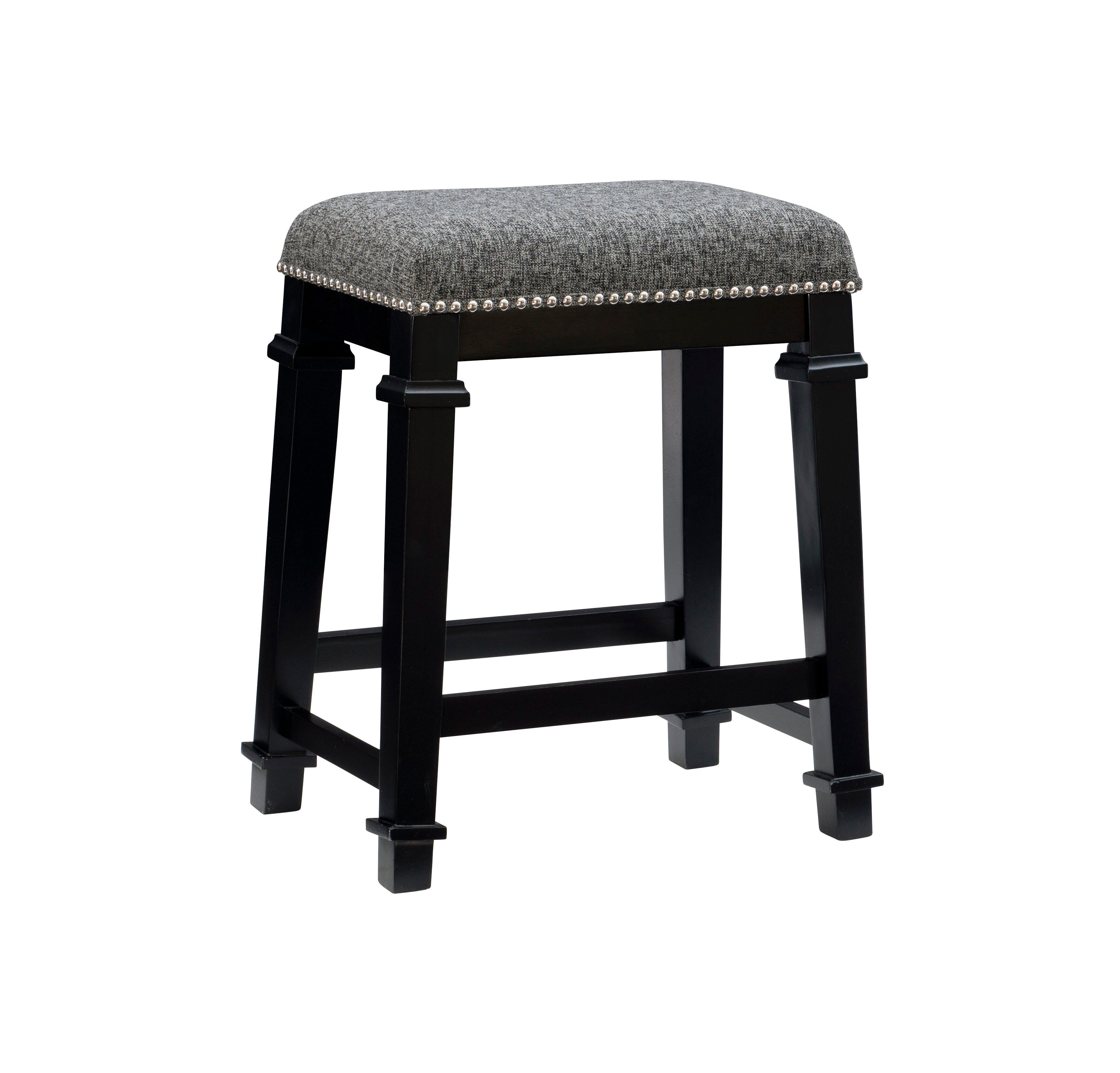 Linon Kennedy Backless Counter Stool, Black, large