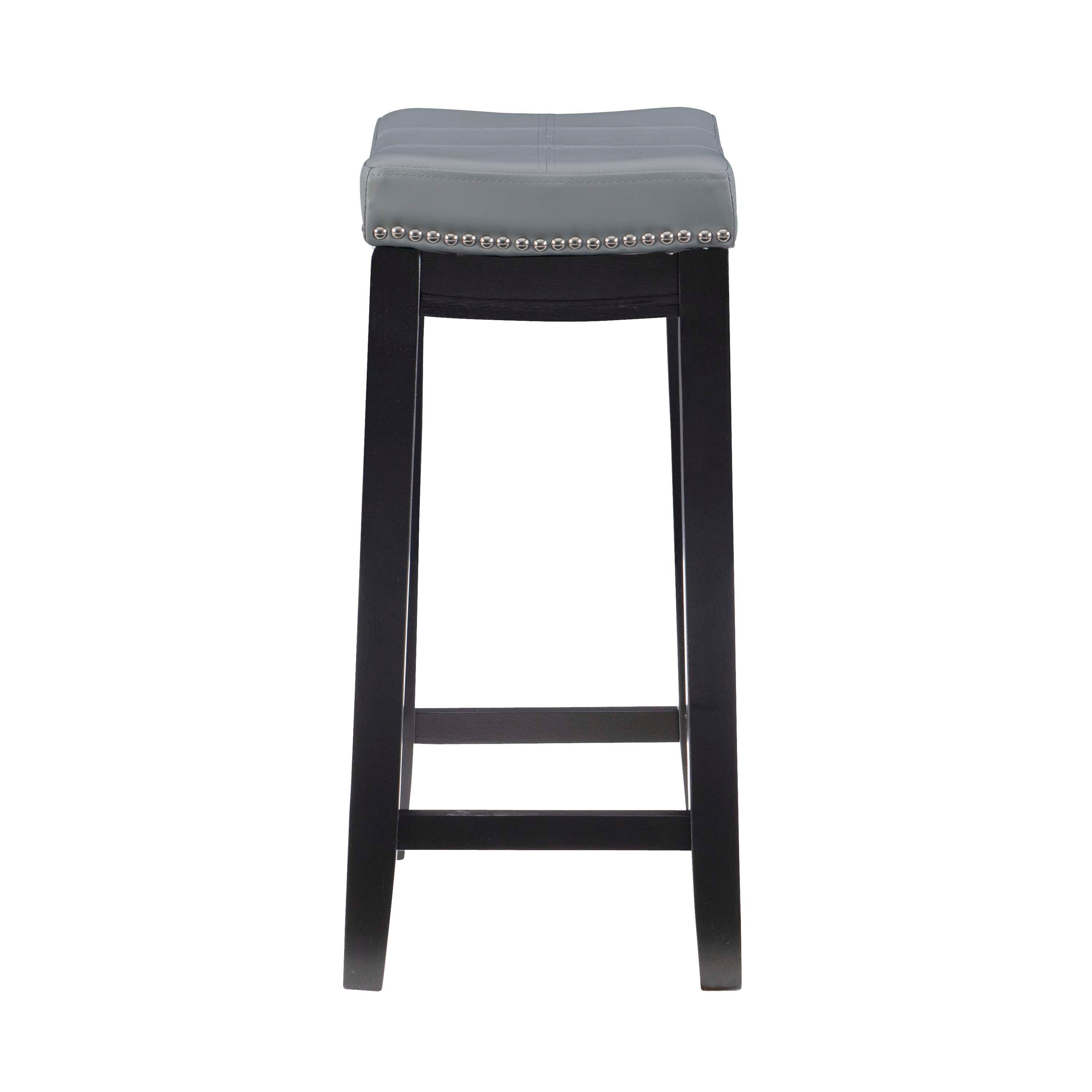 Backless Claridge Counter Stool, Light Gray, large