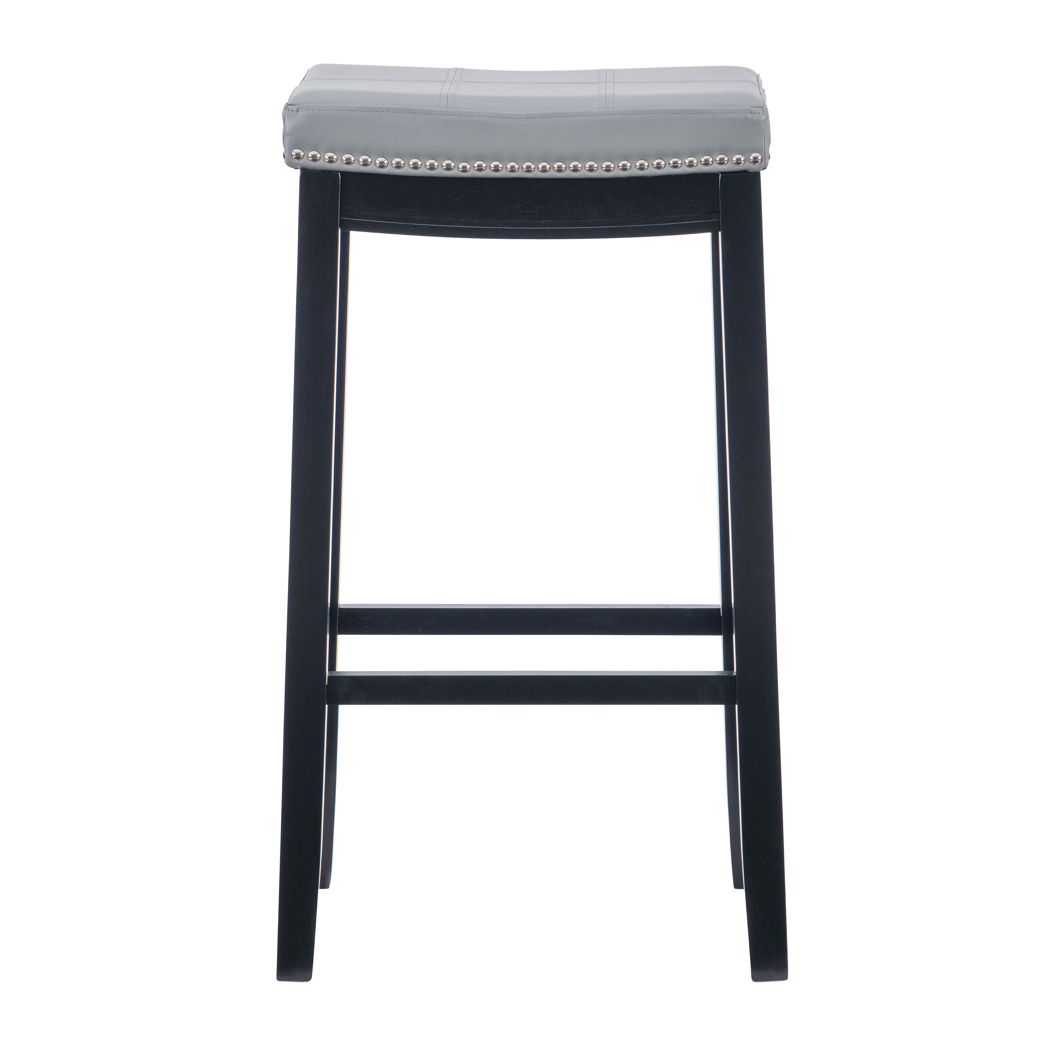 Backless Claridge Barstool, Light Gray, large