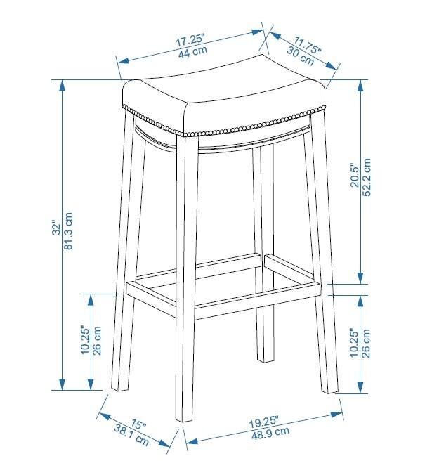 Backless Claridge Barstool, White/Natural, large