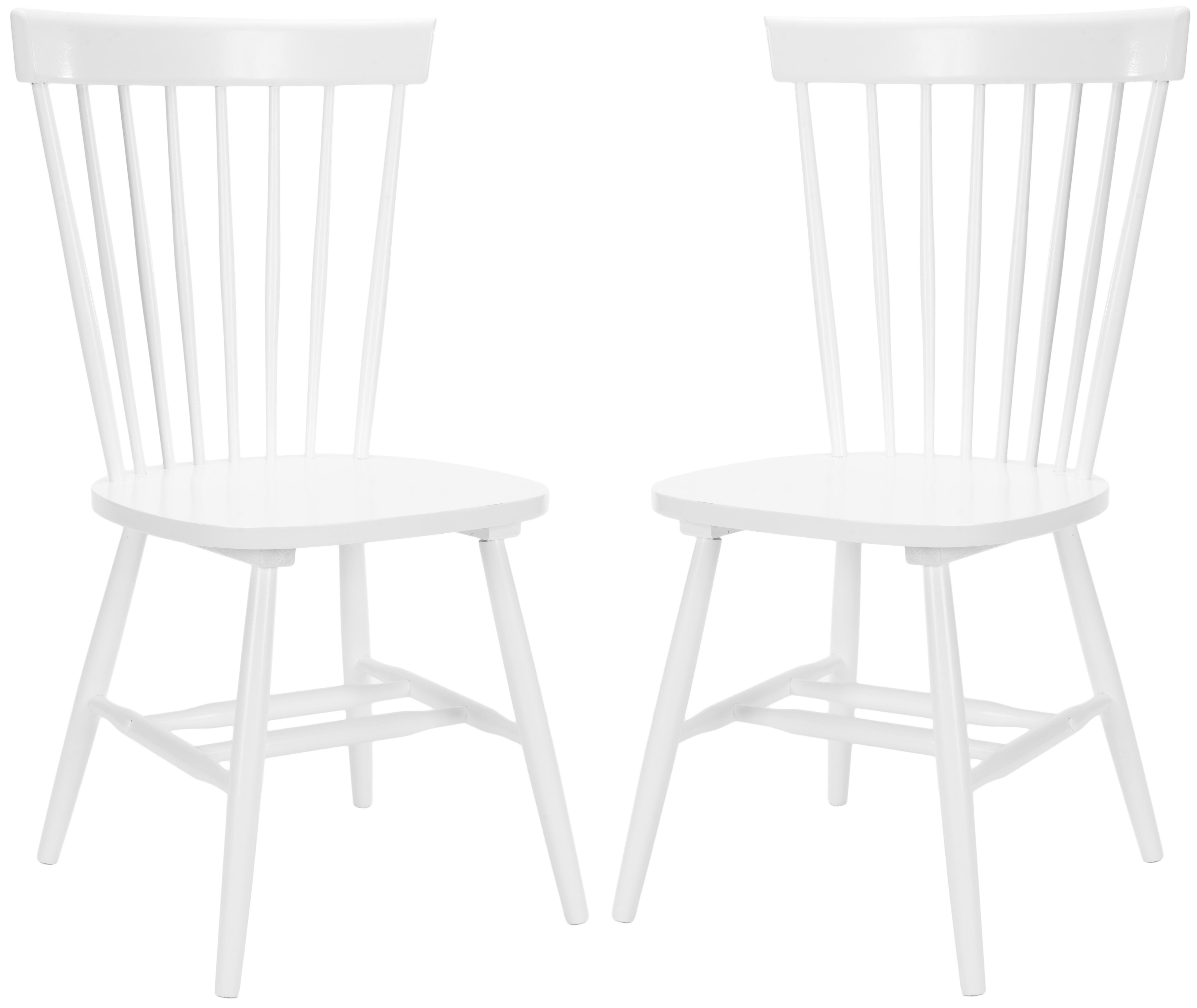 Robbin 17" Spindle Dining Chair (Set of 2), White, large
