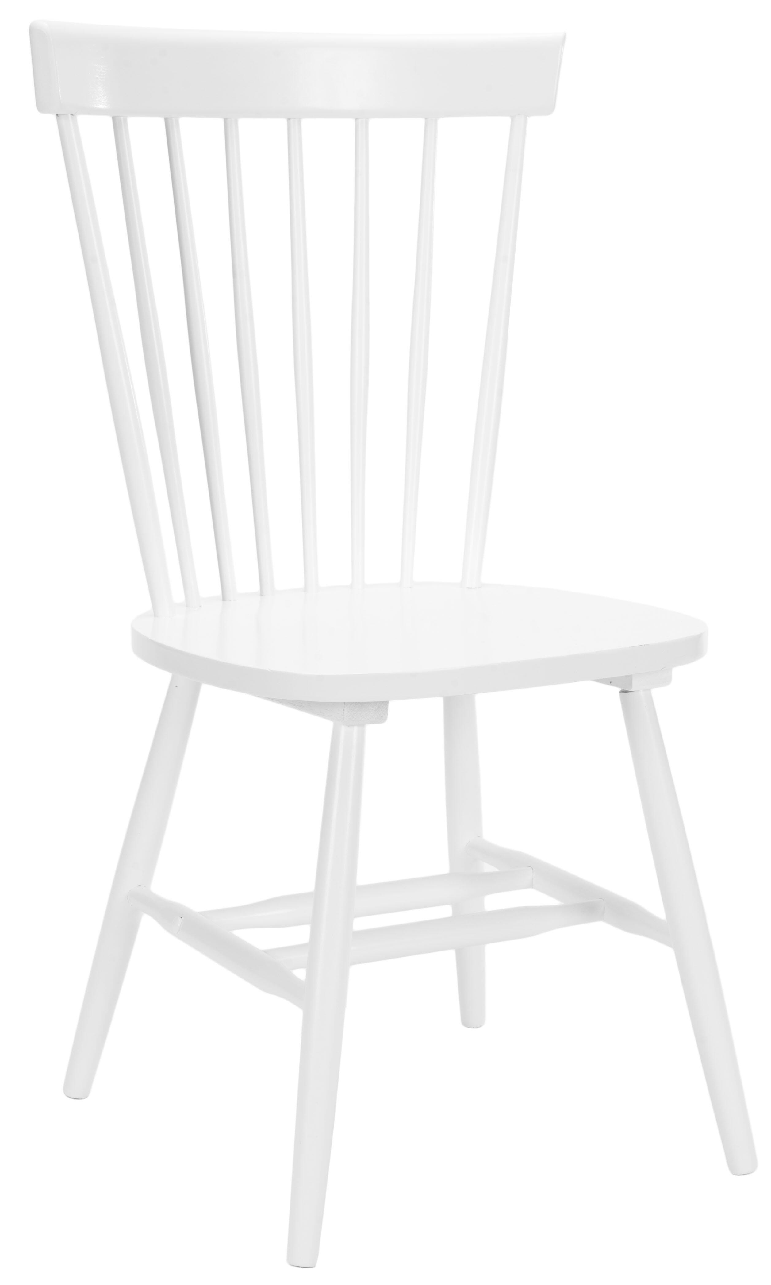 Robbin 17" Spindle Dining Chair (Set of 2), White, large