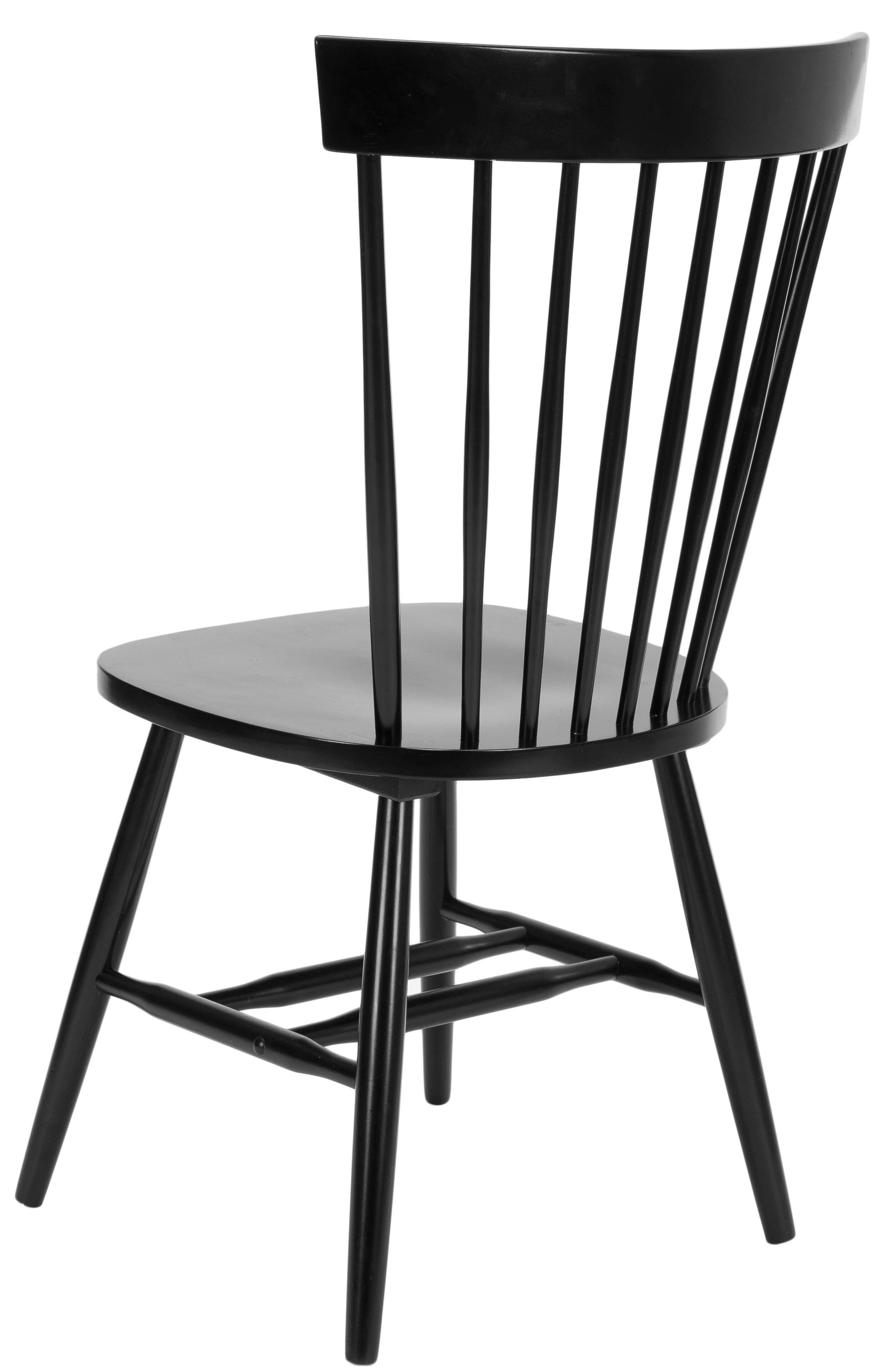 Robbin 17" Spindle Dining Chair (Set of 2), Black, large