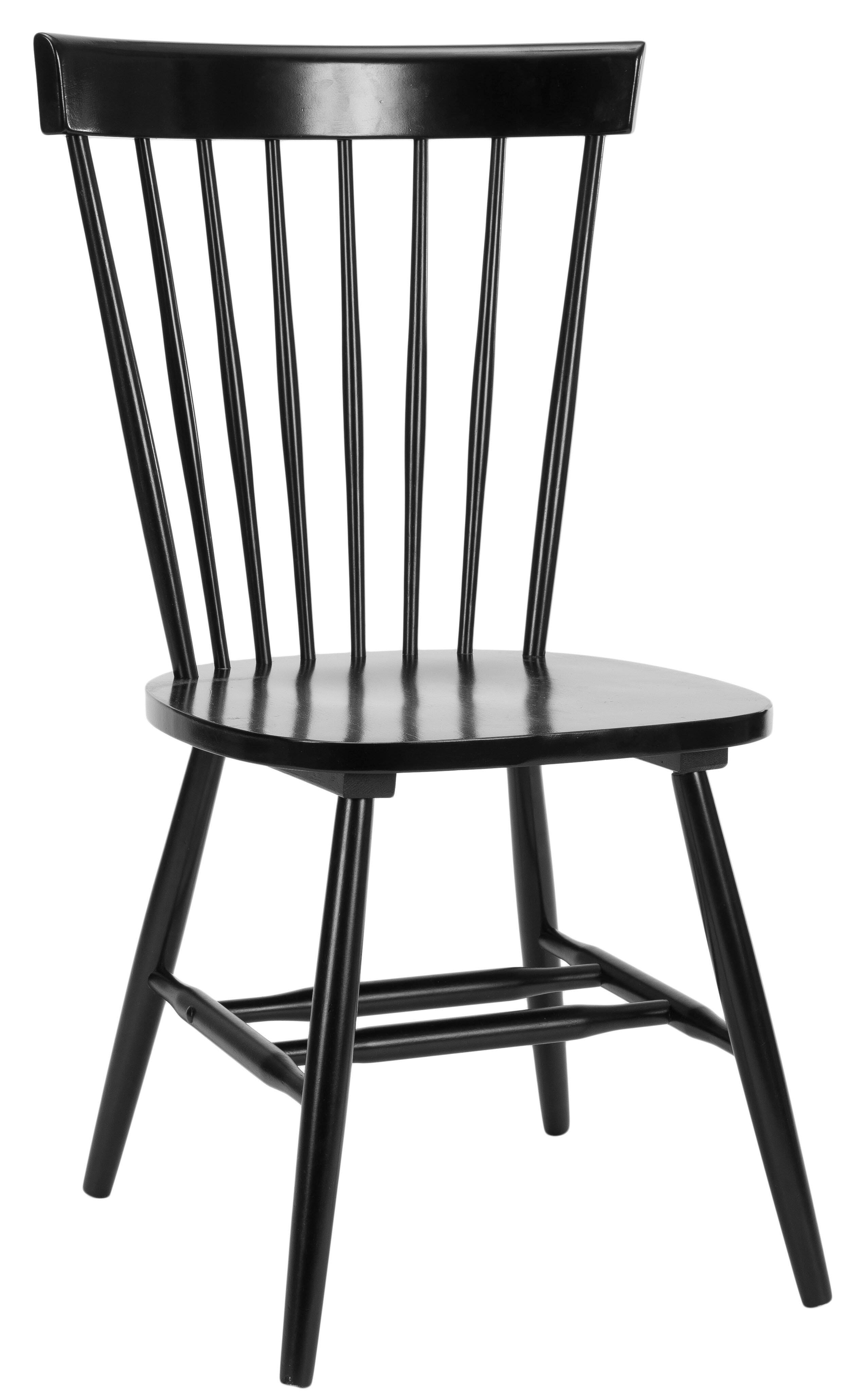 Robbin 17" Spindle Dining Chair (Set of 2), Black, large